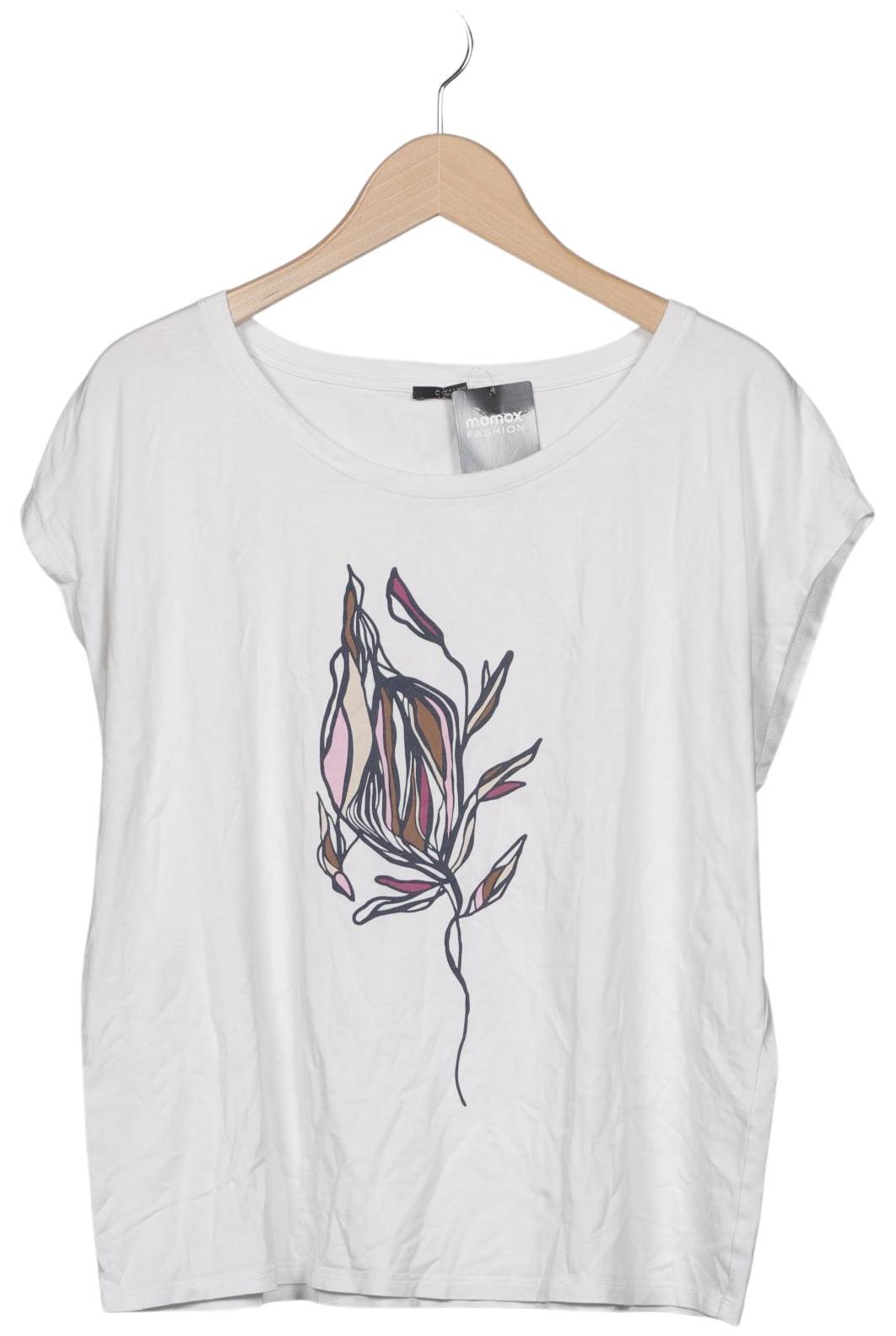 

Comma Damen T-Shirt, weiß, Gr. 42