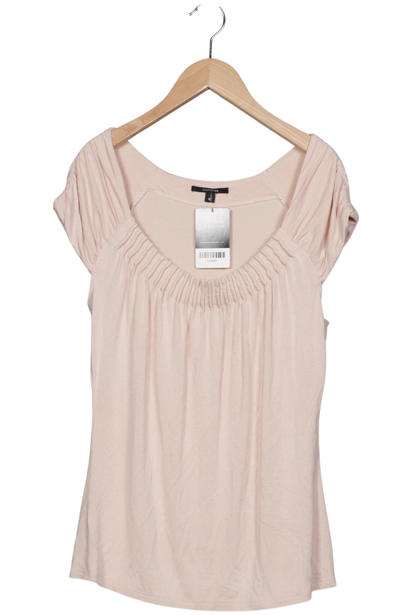 

Comma Damen T-Shirt, beige, Gr. 40