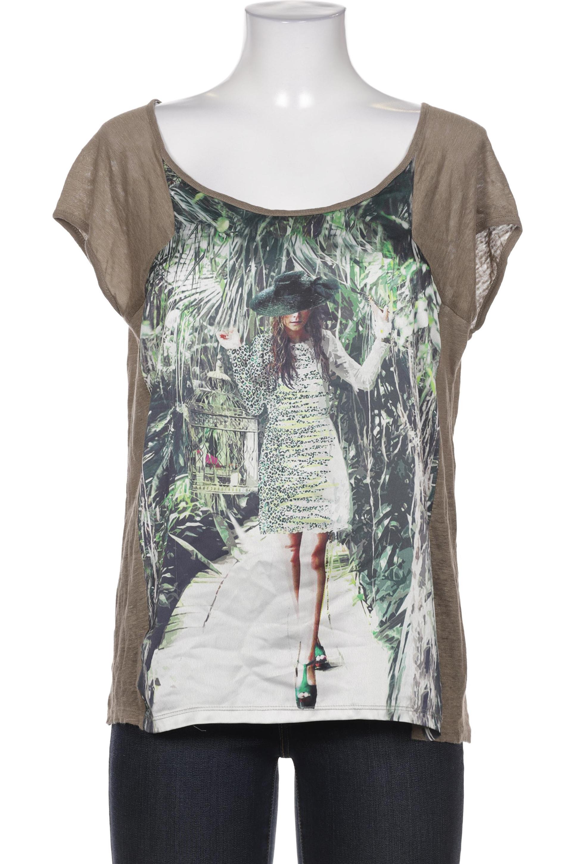 

Comma Damen T-Shirt, grün, Gr. 38