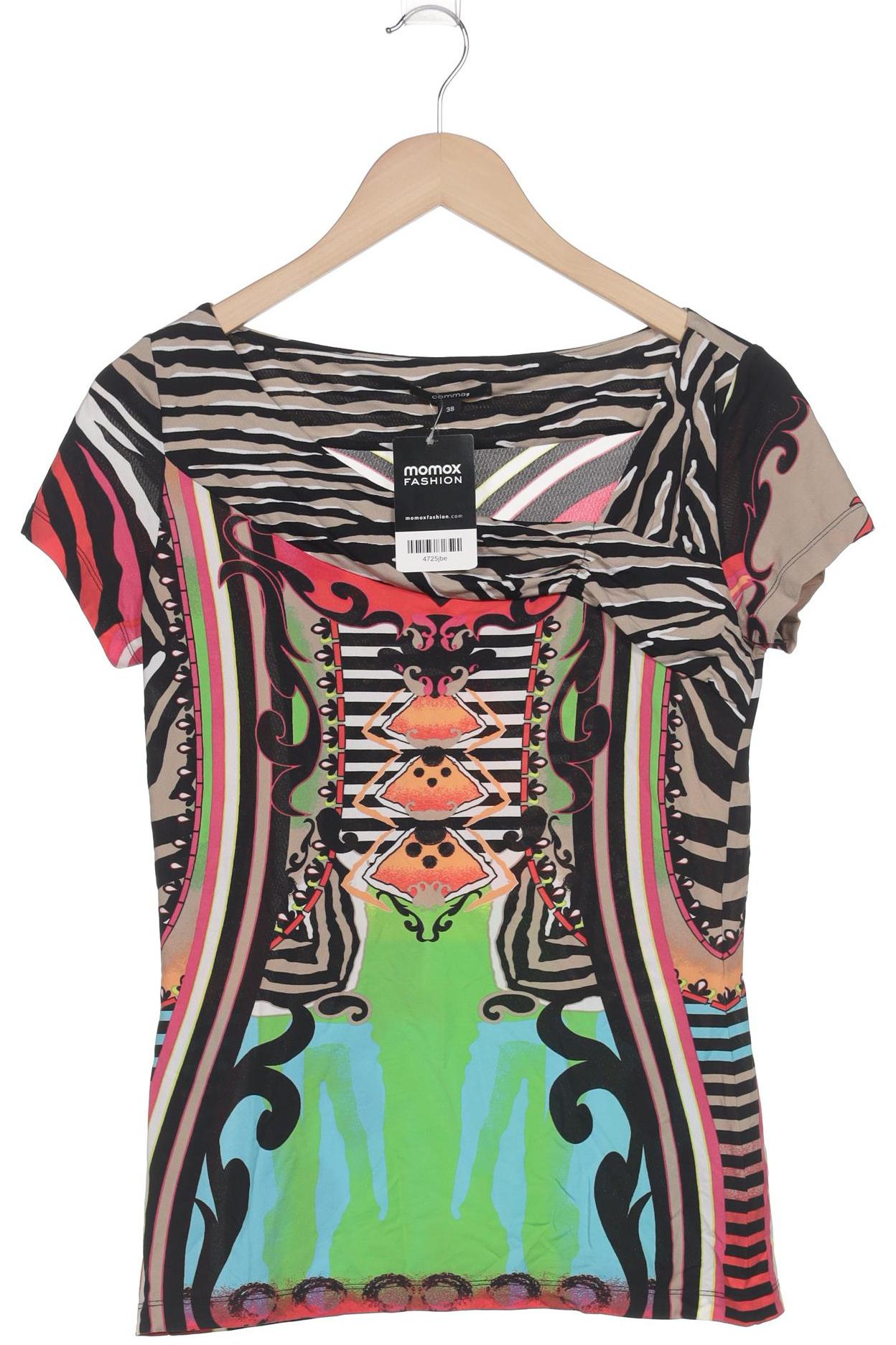 

Comma Damen T-Shirt, mehrfarbig, Gr. 38