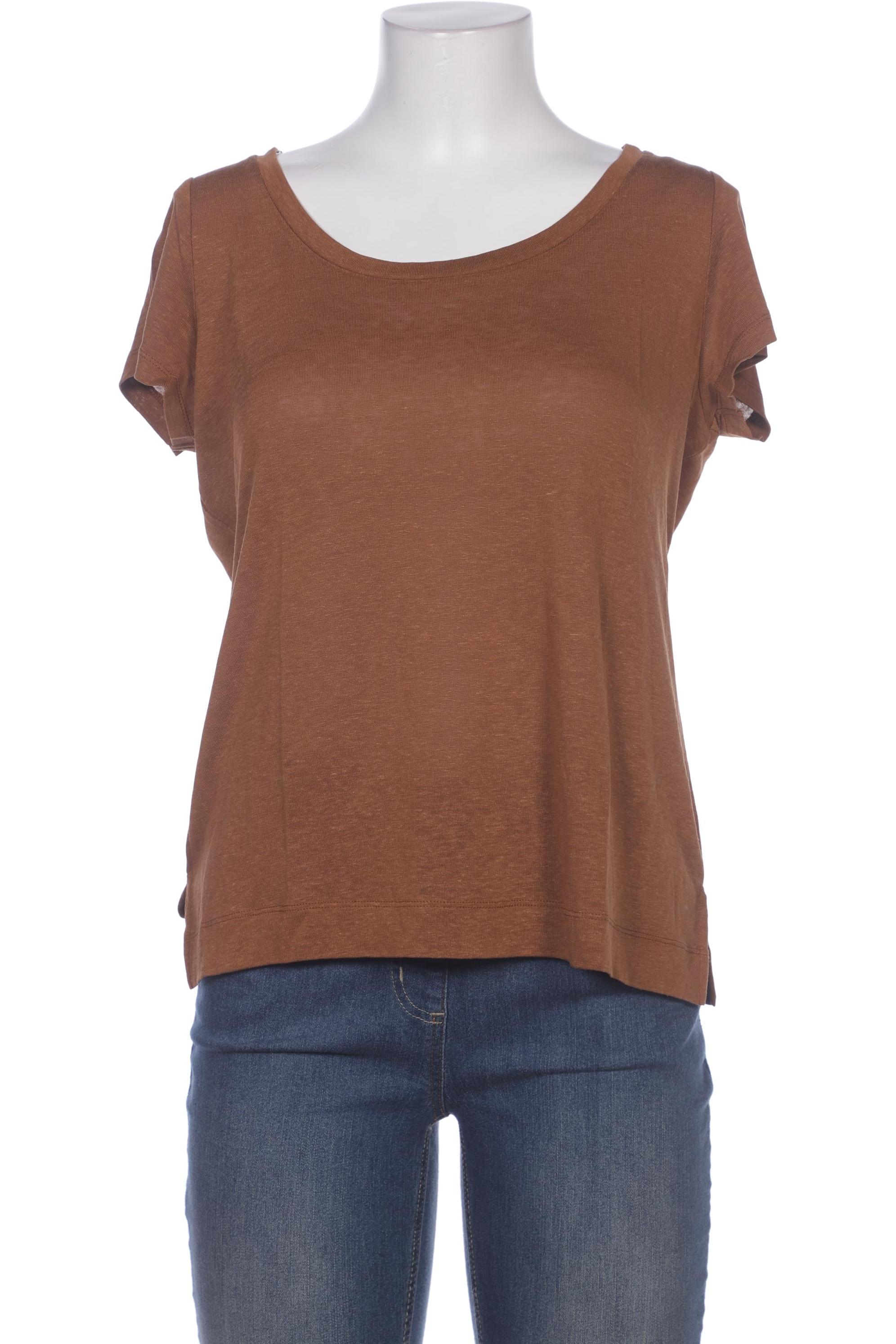 

Comma Damen T-Shirt, braun, Gr. 40