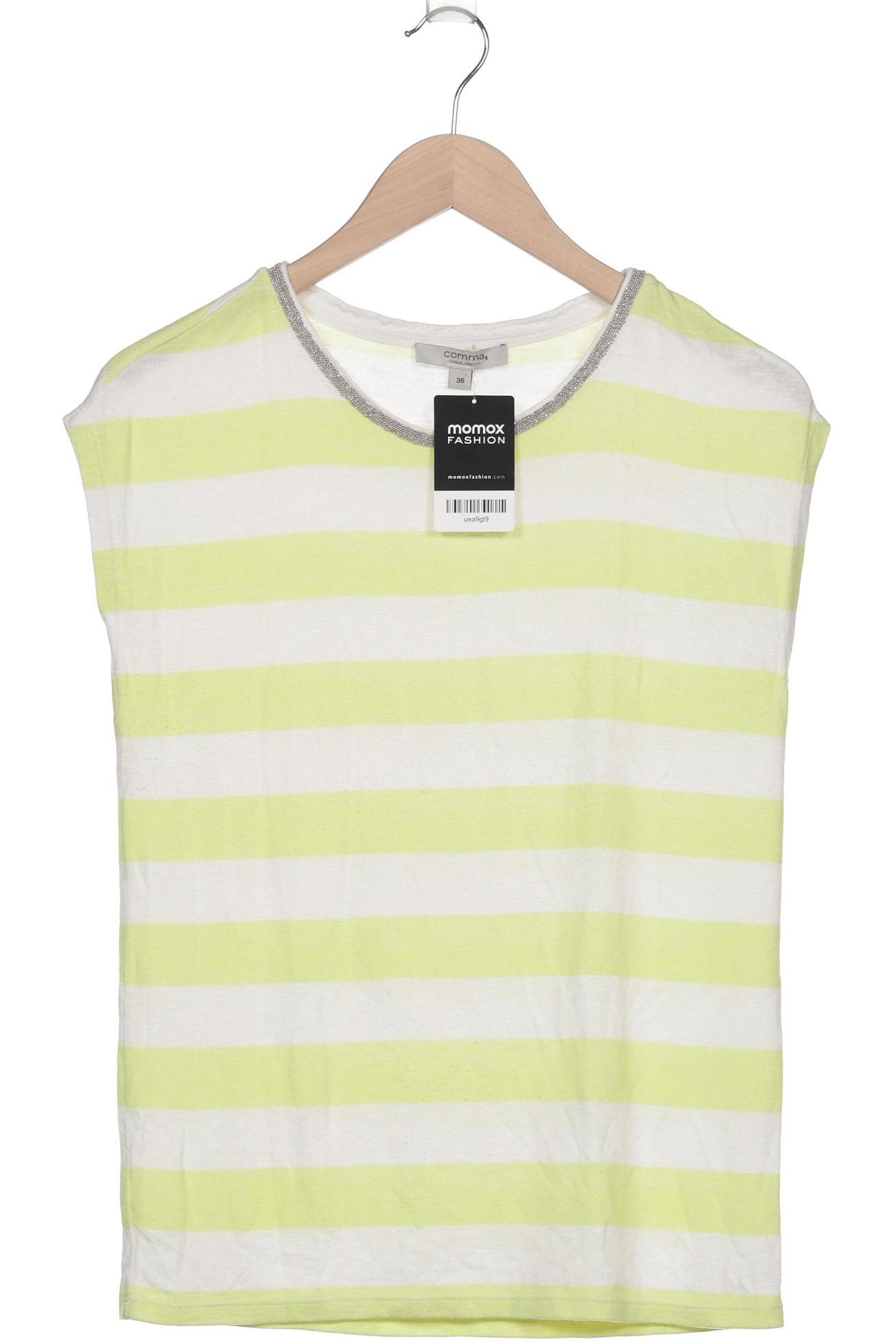 

Comma Damen T-Shirt, weiß, Gr. 36