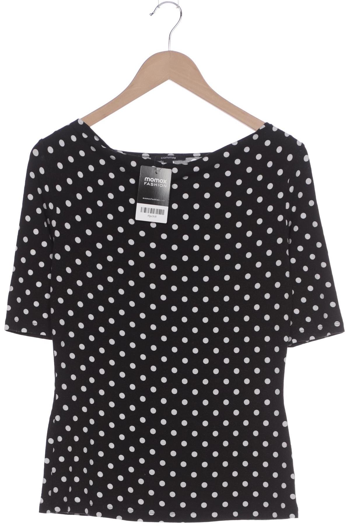 

Comma Damen T-Shirt, schwarz, Gr. 36