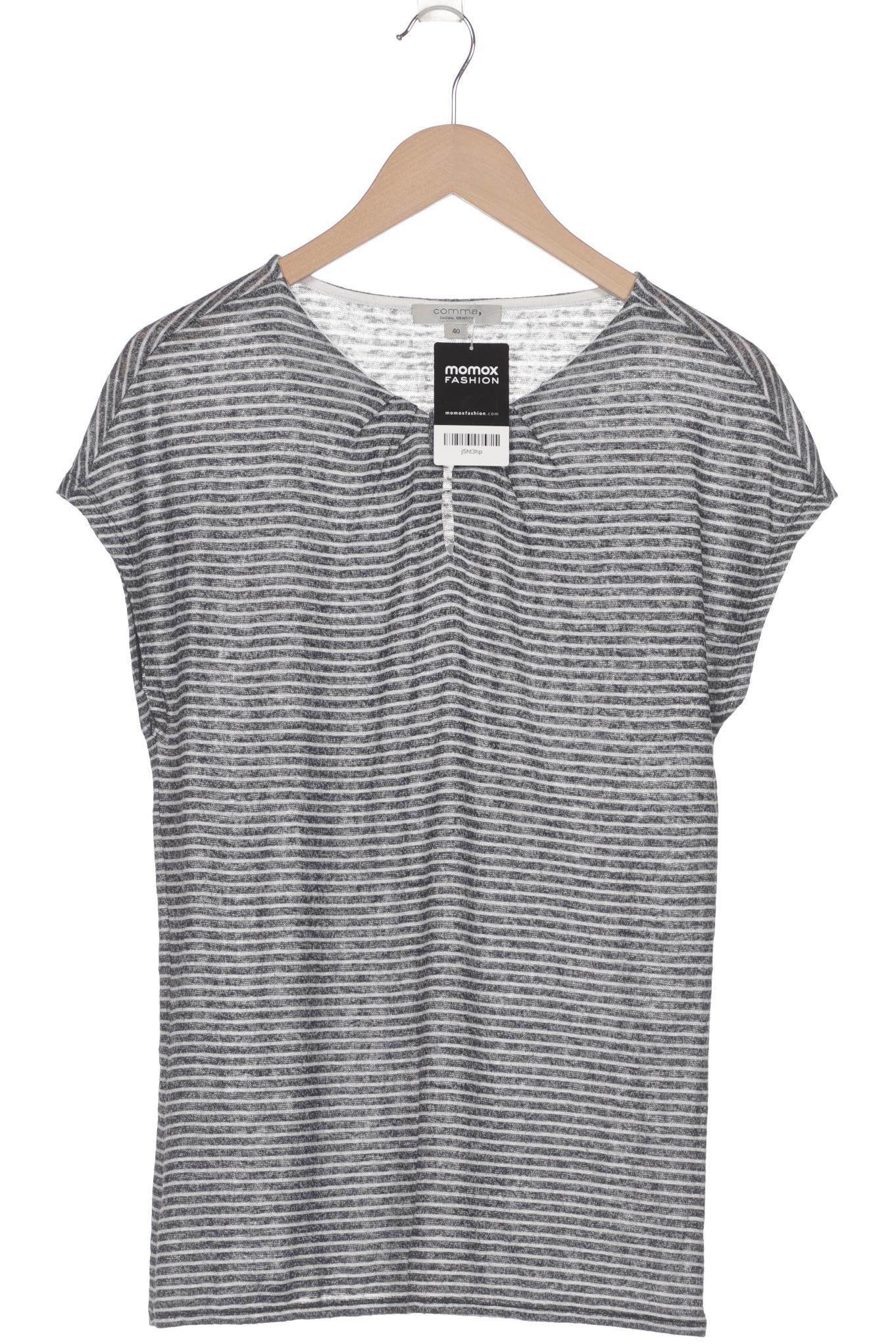 

Comma Damen T-Shirt, marineblau, Gr. 40