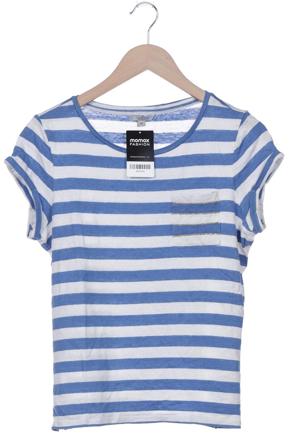 

Comma Damen T-Shirt, blau, Gr. 38