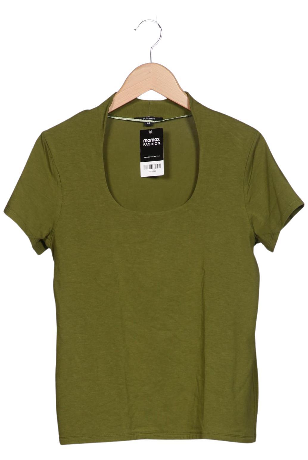 

Comma Damen T-Shirt, grün, Gr. 44