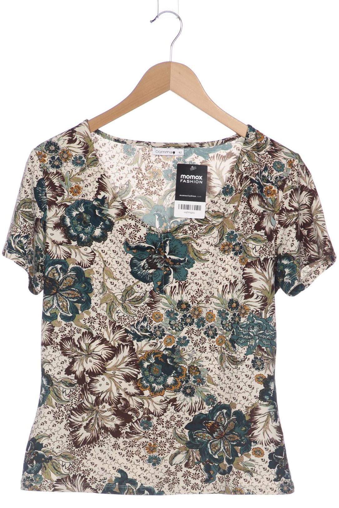

Comma Damen T-Shirt, braun, Gr. 42