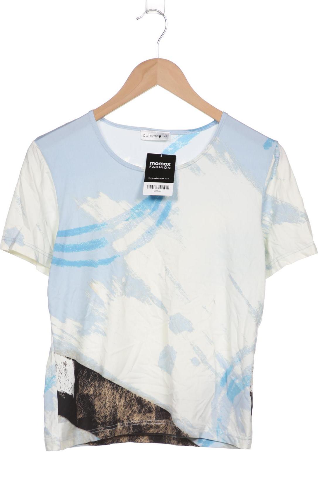 

Comma Damen T-Shirt, hellblau