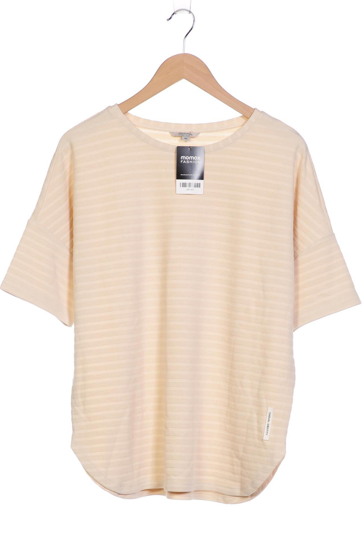

Comma Damen T-Shirt, beige, Gr. 38