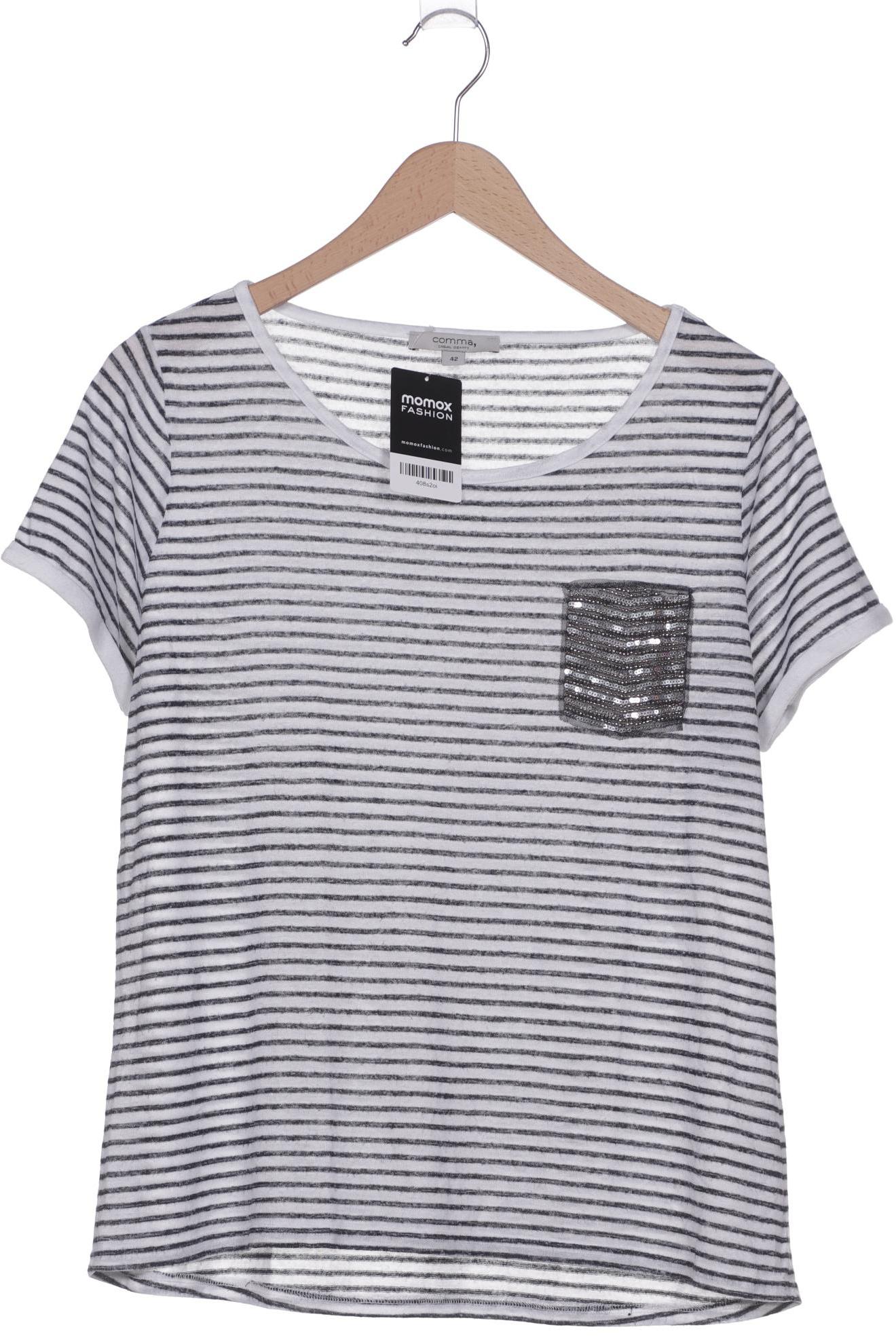 

Comma Damen T-Shirt, mehrfarbig, Gr. 42