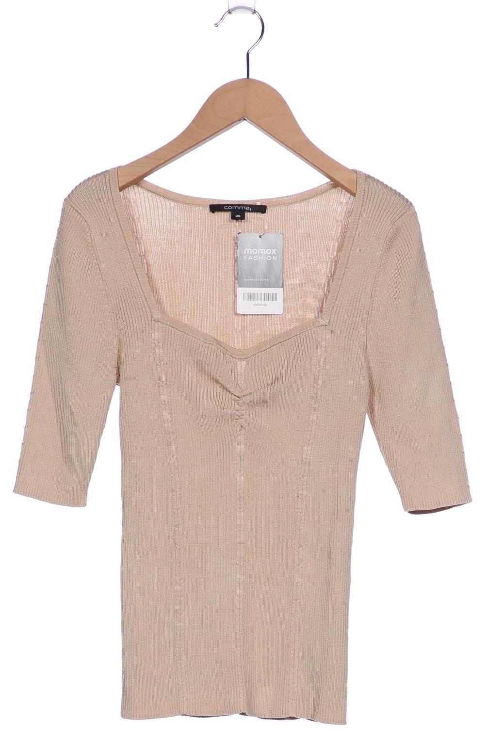 

Comma Damen T-Shirt, beige, Gr. 38