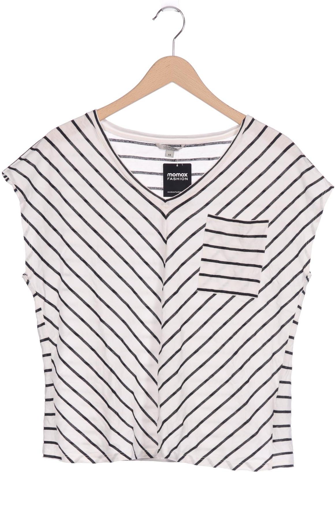 

Comma Damen T-Shirt, weiß, Gr. 44