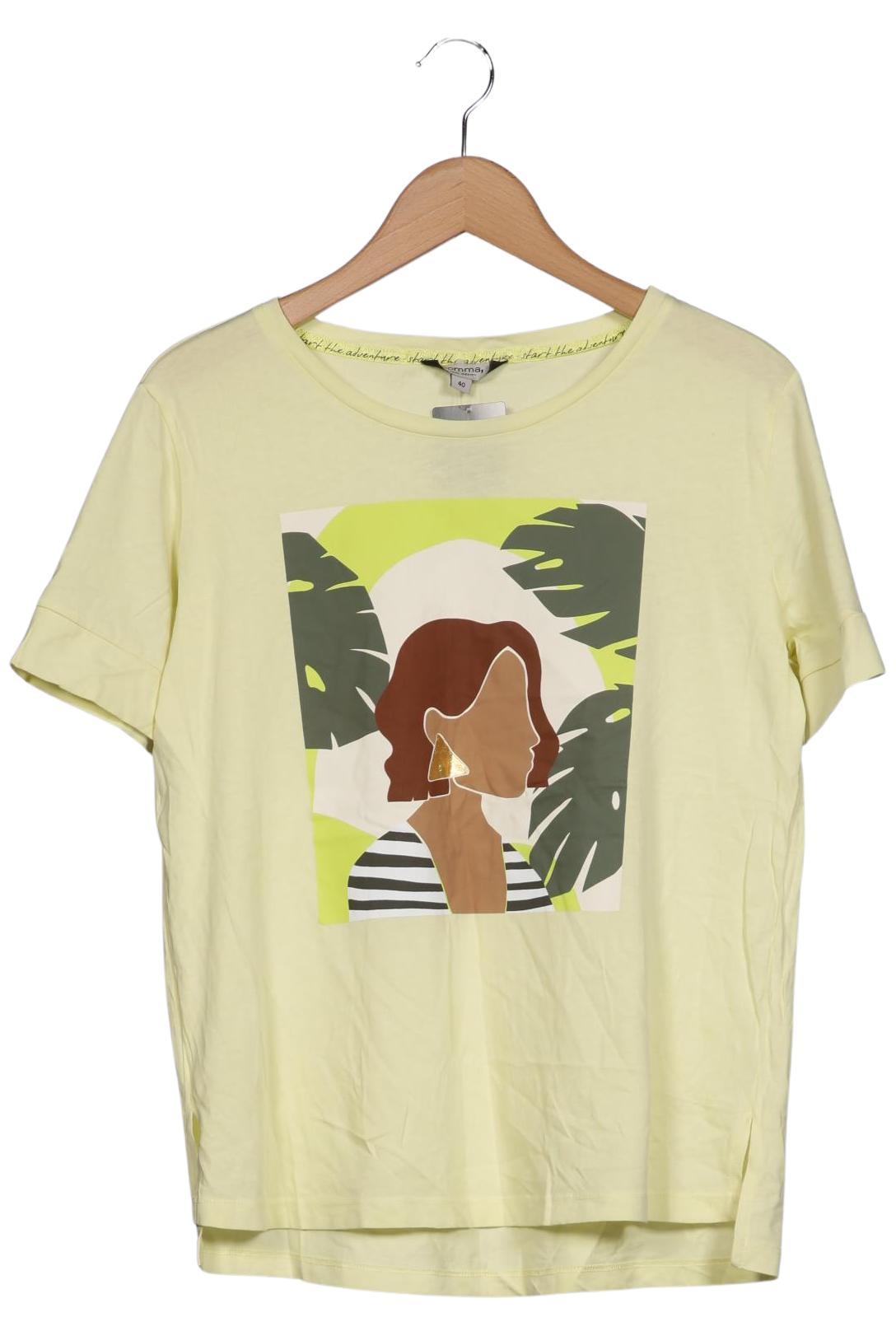 

Comma Damen T-Shirt, gelb, Gr. 40
