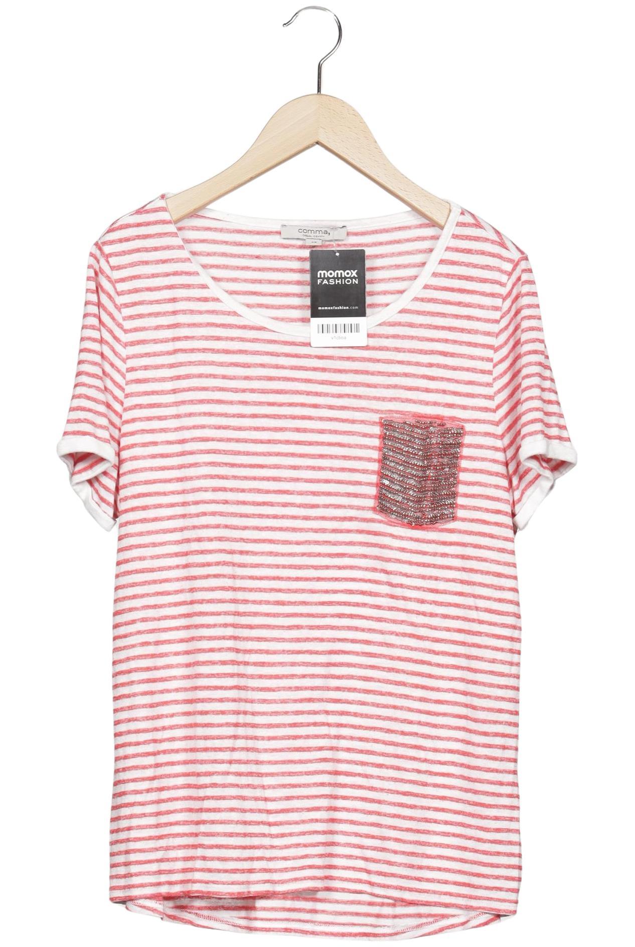 

Comma Damen T-Shirt, mehrfarbig, Gr. 42