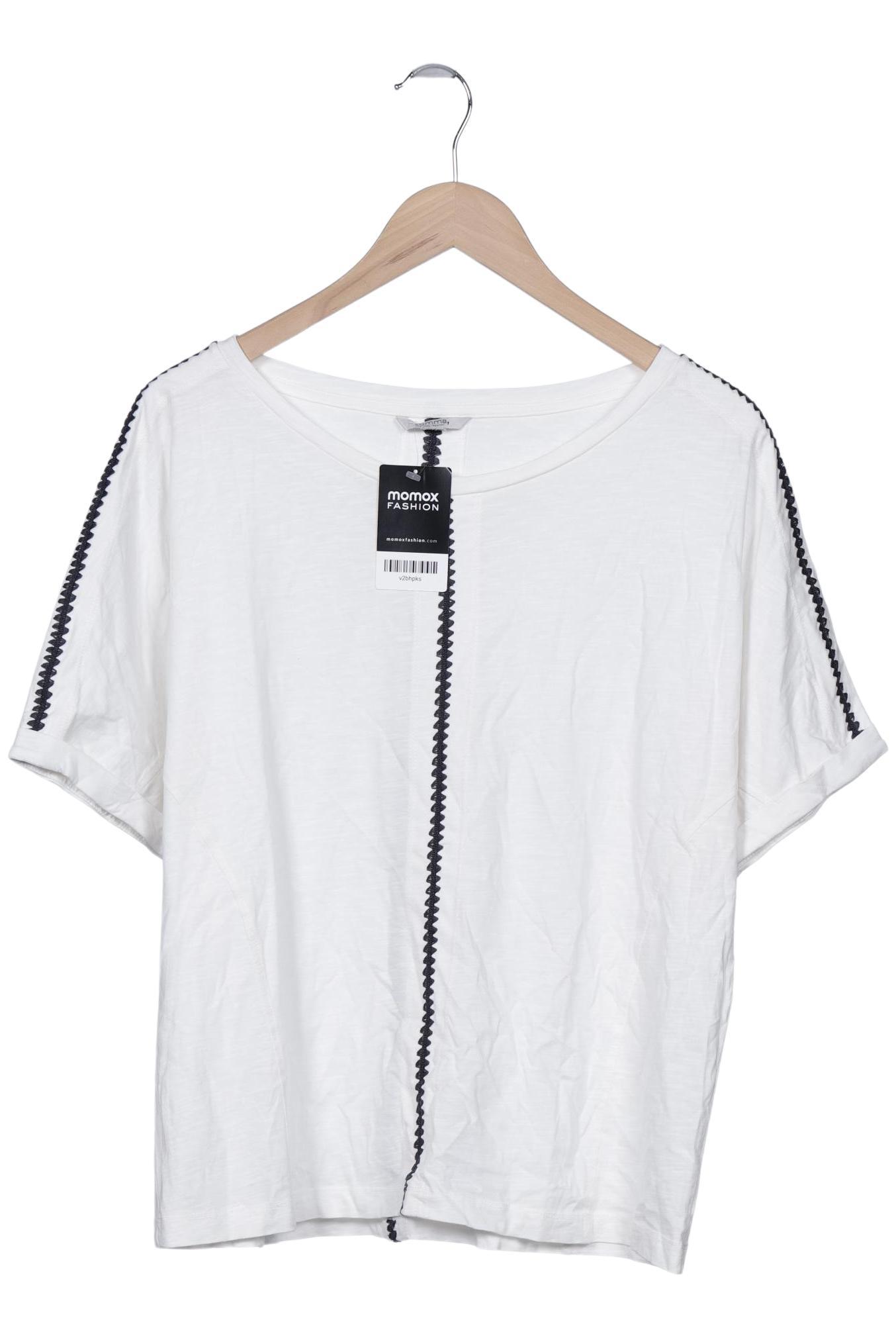 

Comma Damen T-Shirt, weiß, Gr. 42
