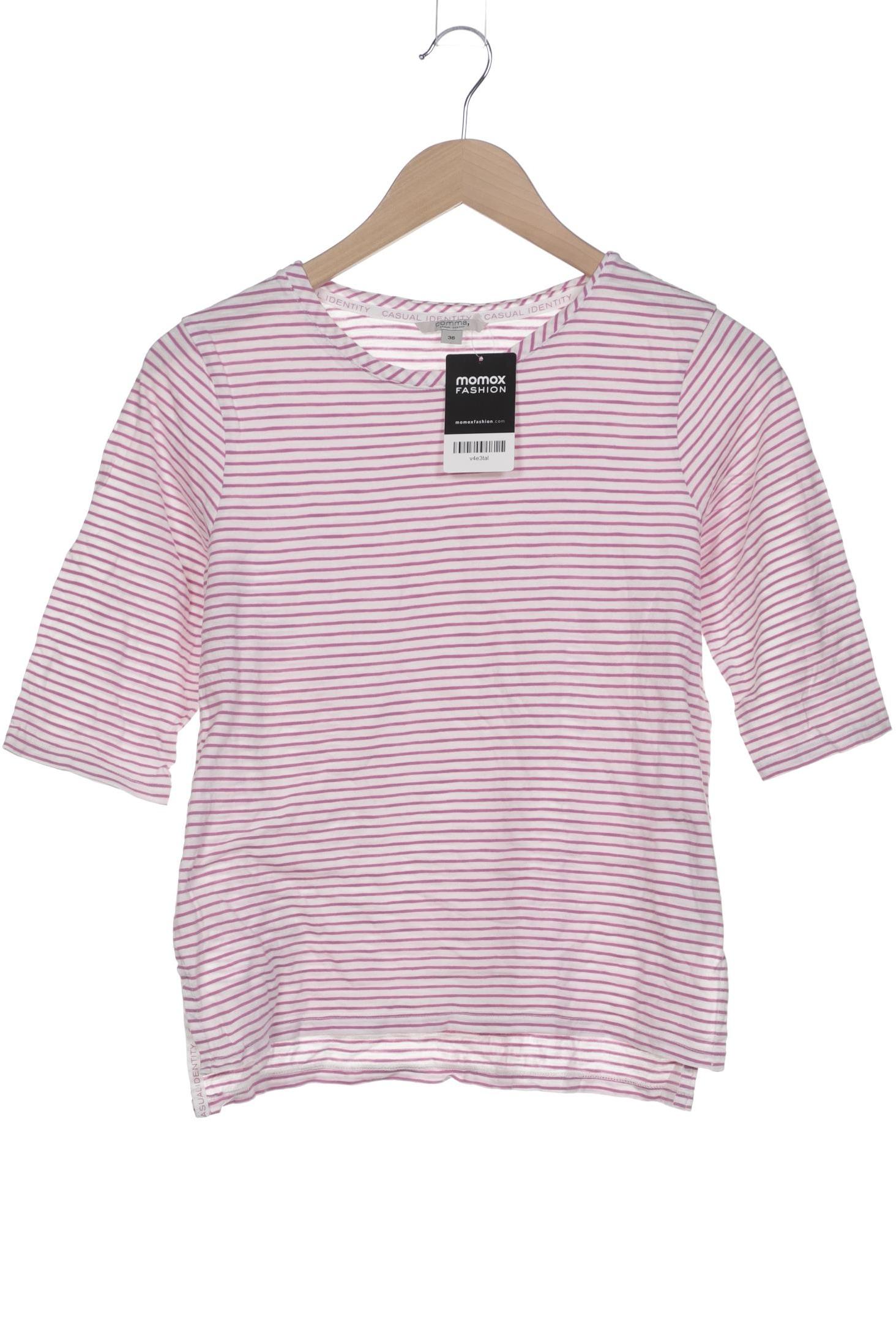 

Comma Damen T-Shirt, weiß, Gr. 36