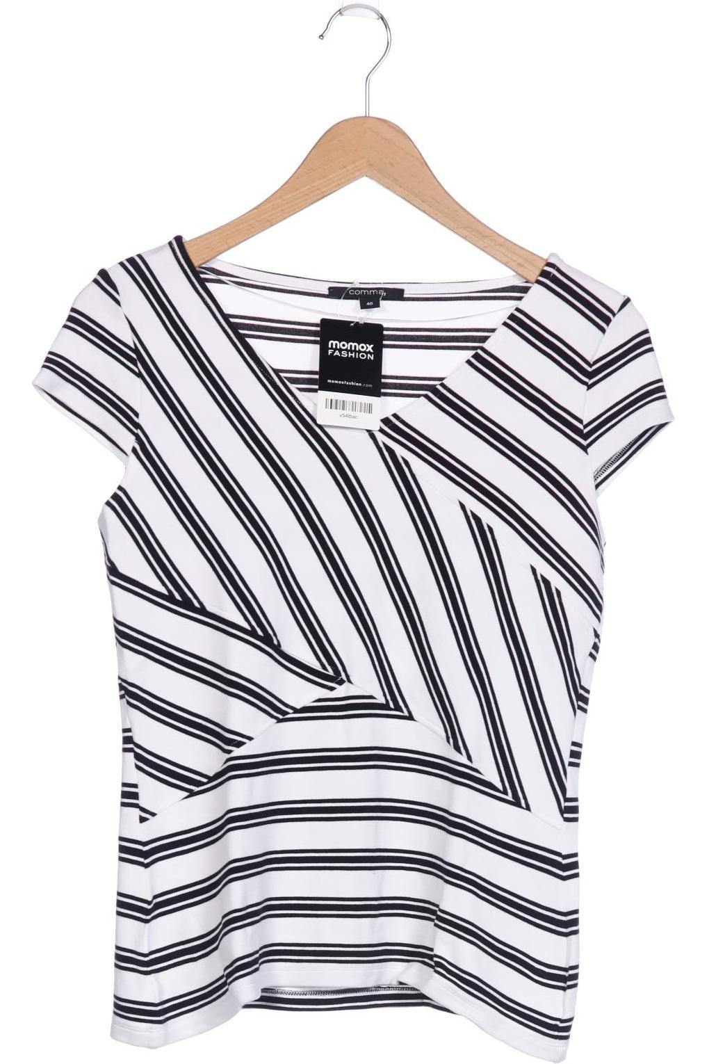 

Comma Damen T-Shirt, weiß