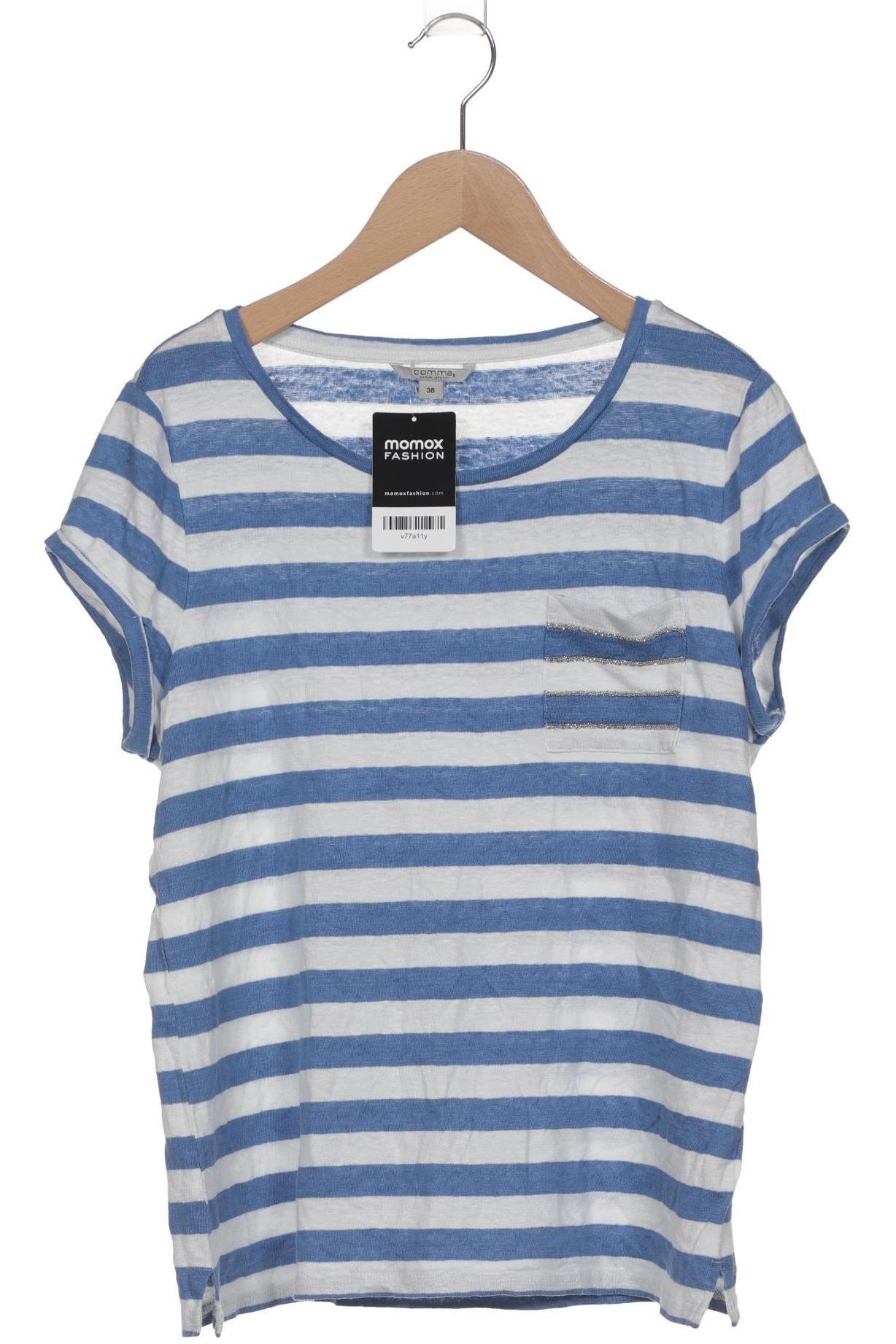 

Comma Damen T-Shirt, blau, Gr. 38