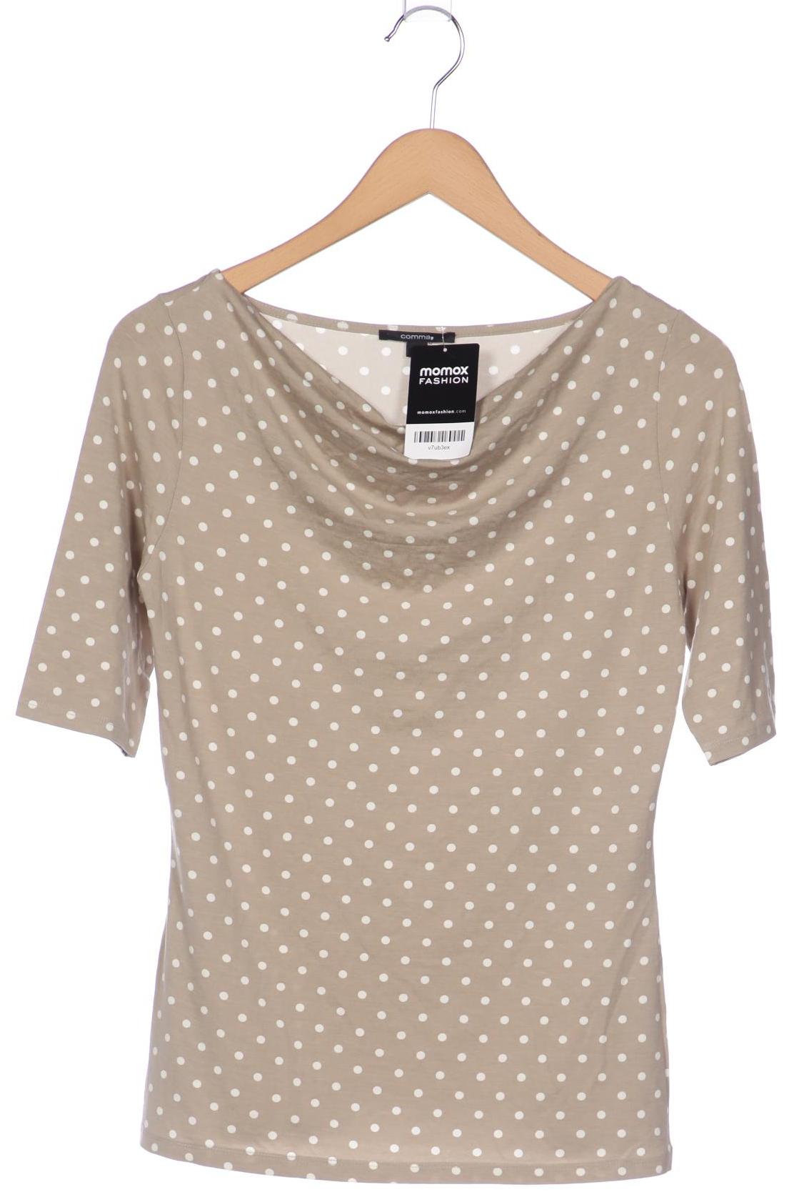 

Comma Damen T-Shirt, beige, Gr. 36