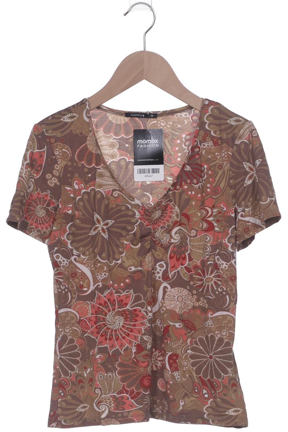 

Comma Damen T-Shirt, braun, Gr. 38