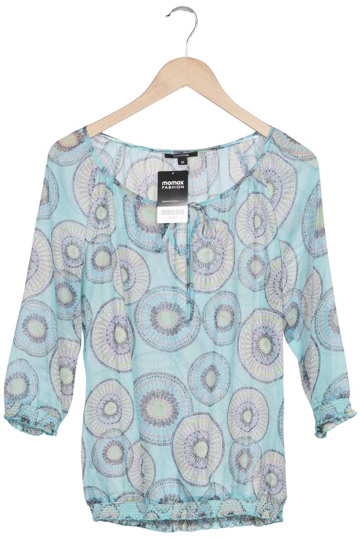 

Comma Damen T-Shirt, hellblau, Gr. 36