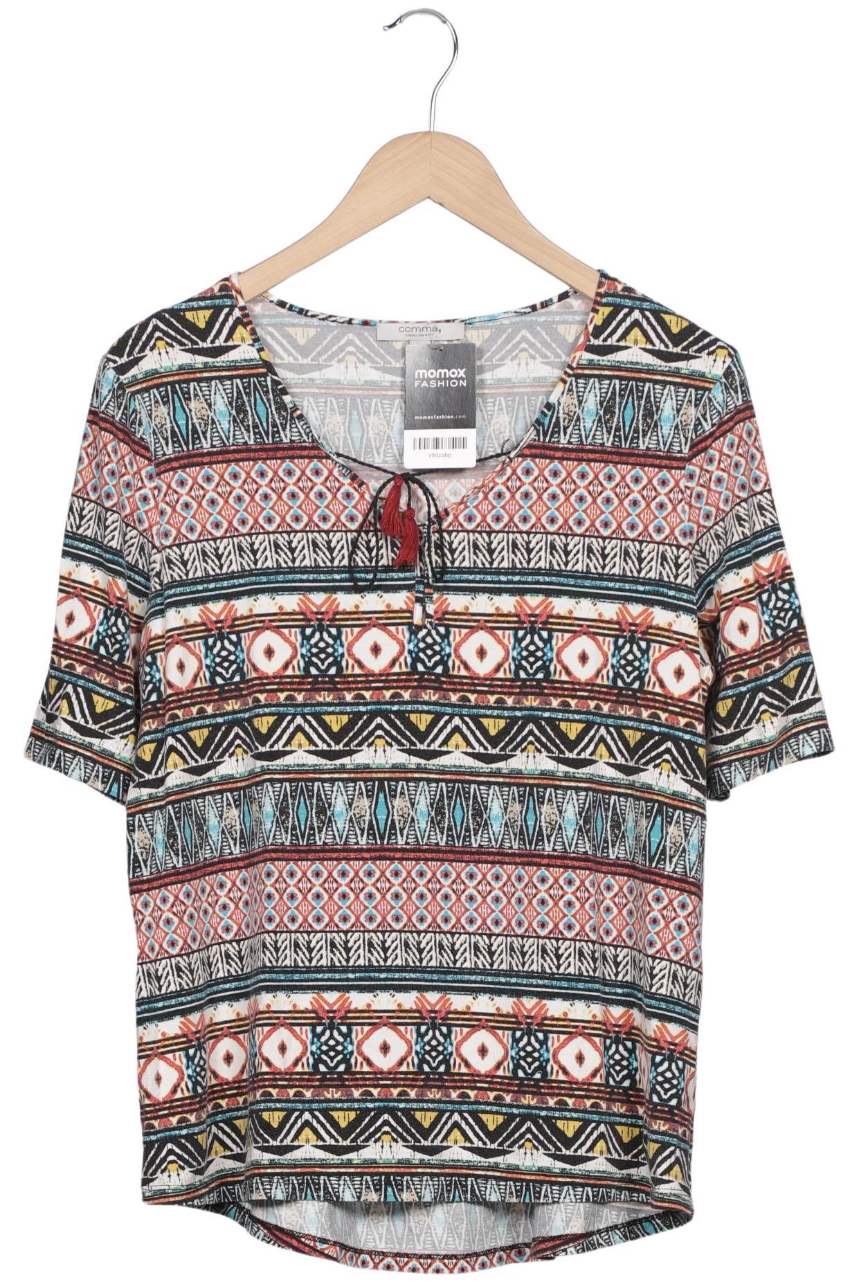 

Comma Damen T-Shirt, mehrfarbig, Gr. 42