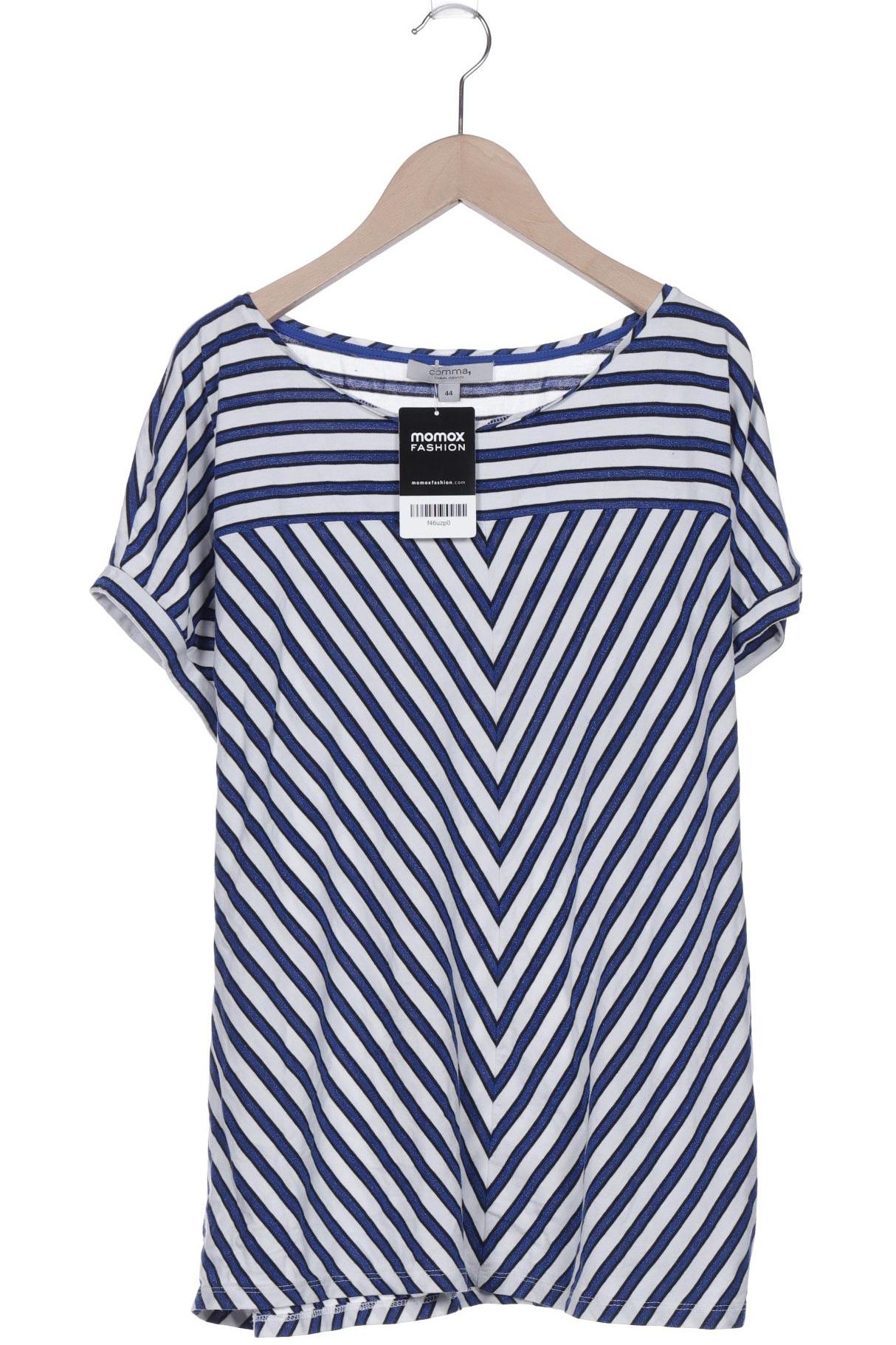 

Comma Damen T-Shirt, weiß, Gr. 44