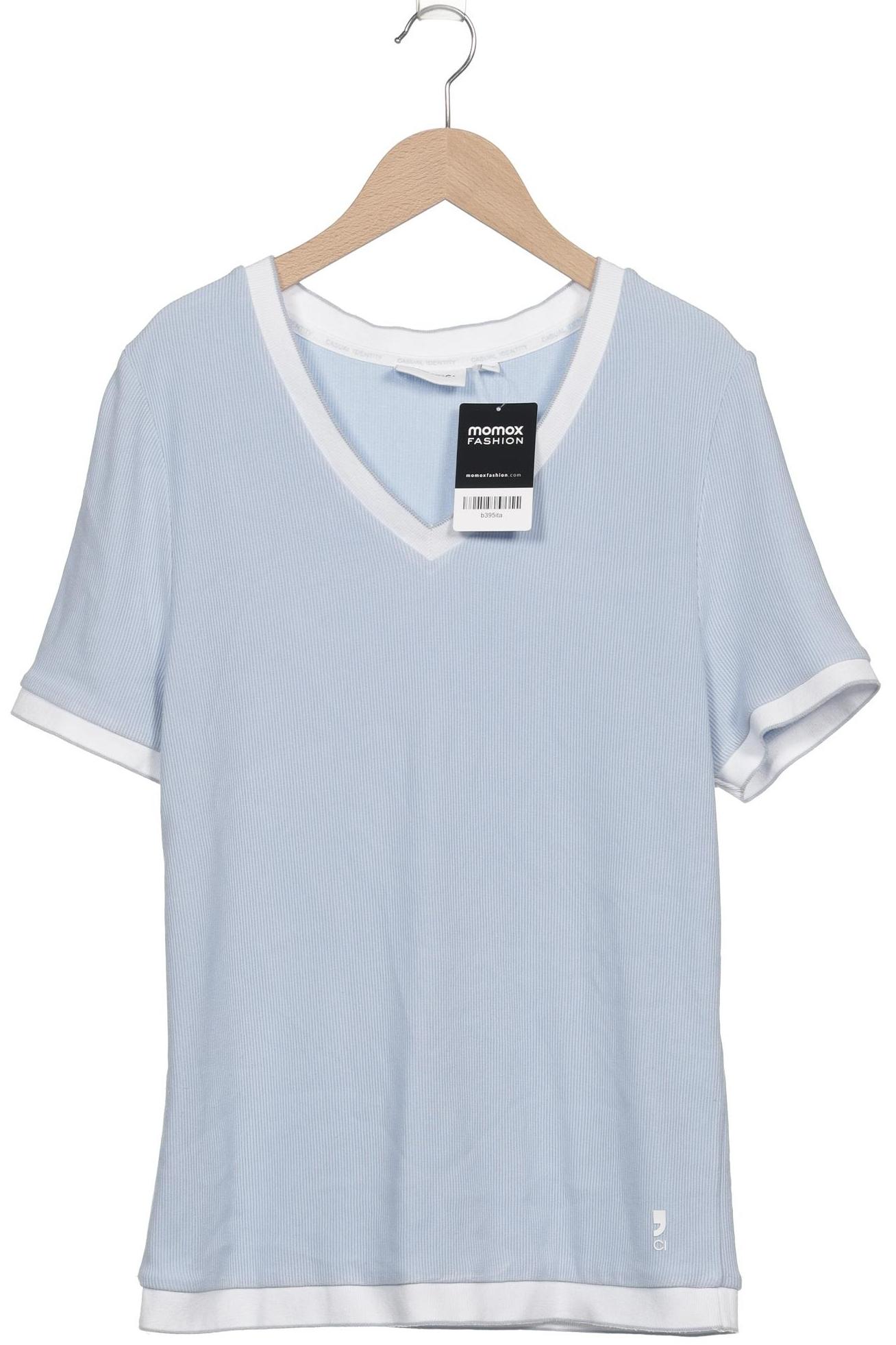 

Comma Damen T-Shirt, blau, Gr. 40