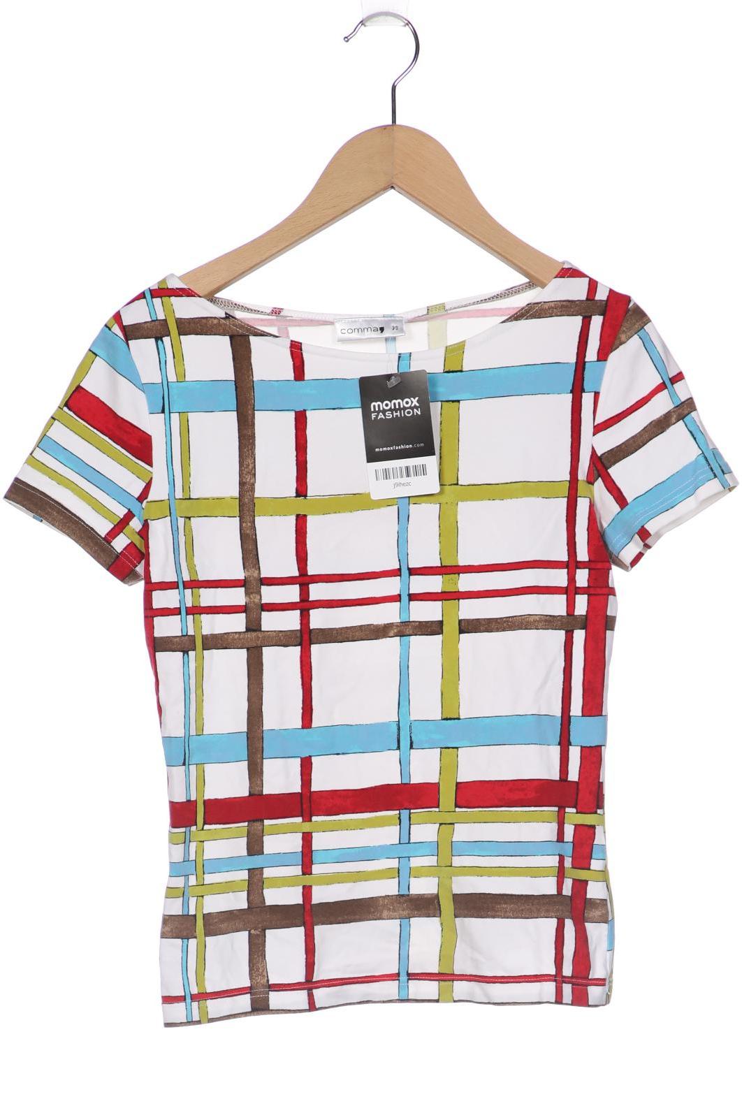 

Comma Damen T-Shirt, mehrfarbig, Gr. 38