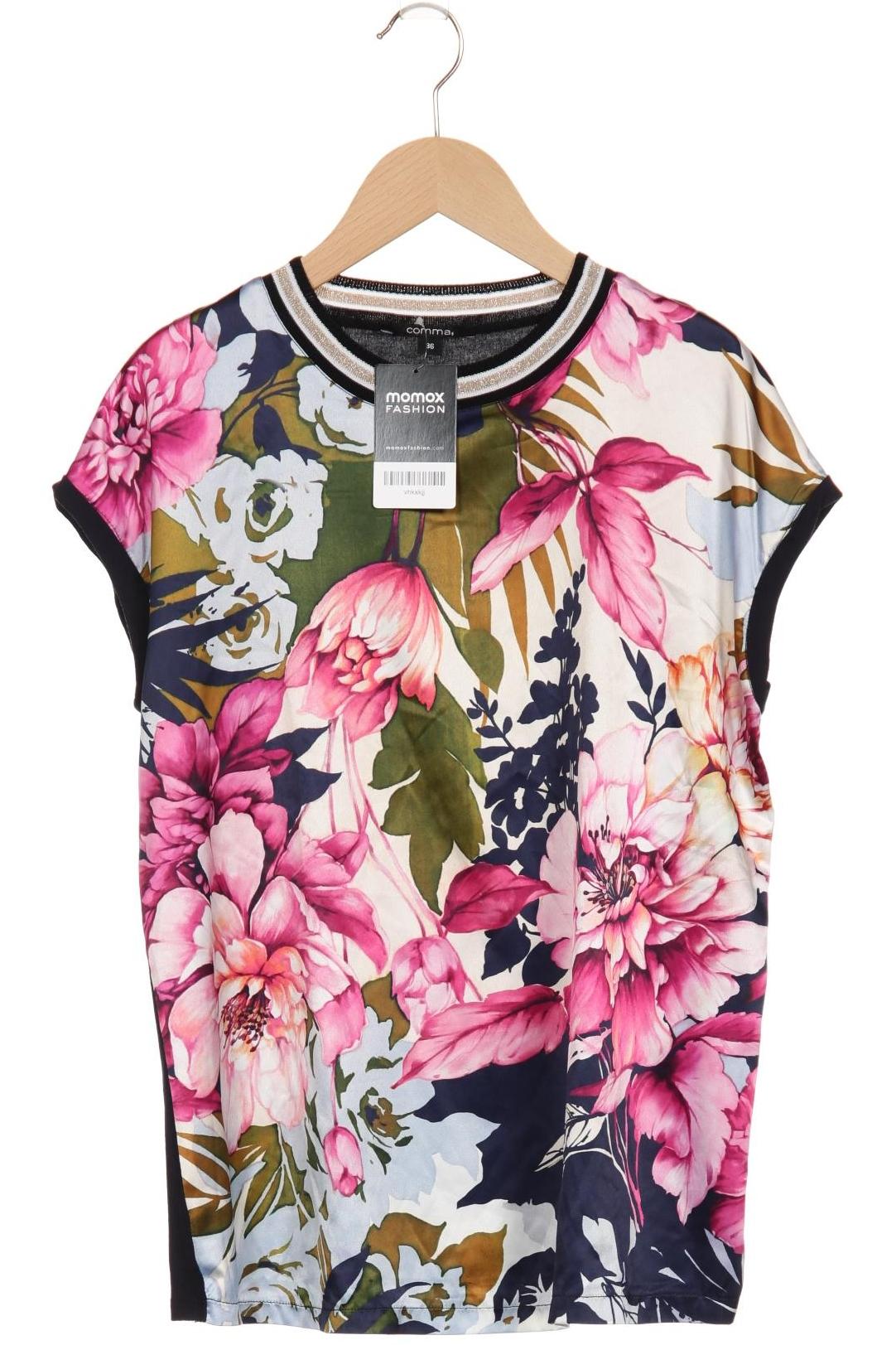 

Comma Damen T-Shirt, marineblau, Gr. 36
