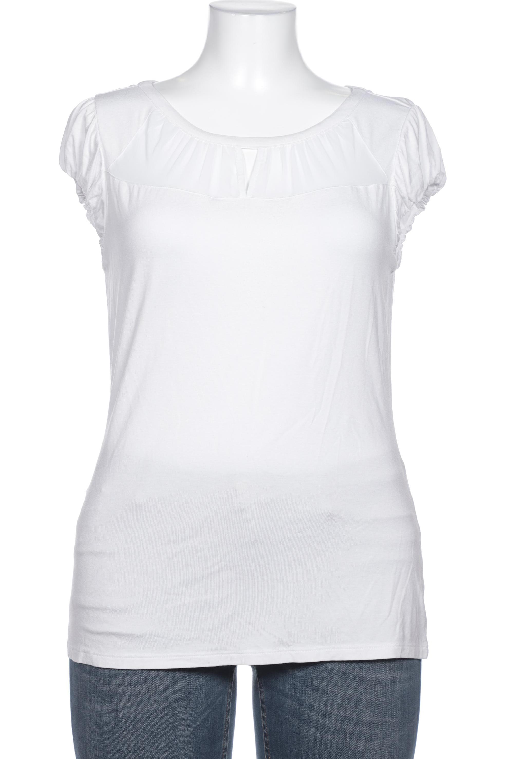 

Comma Damen T-Shirt, weiß