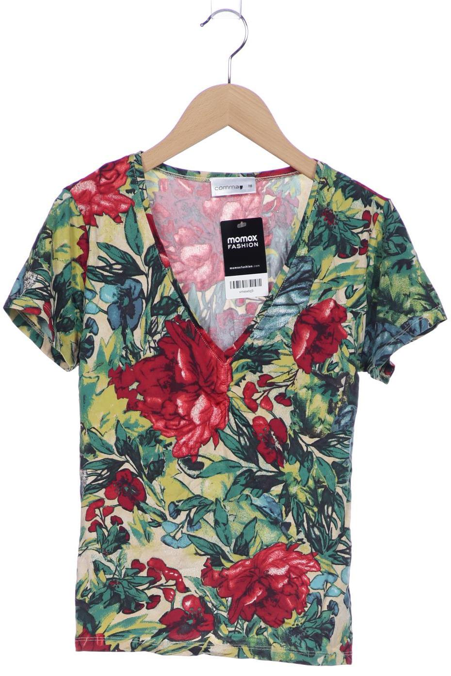 

Comma Damen T-Shirt, grün, Gr. 36