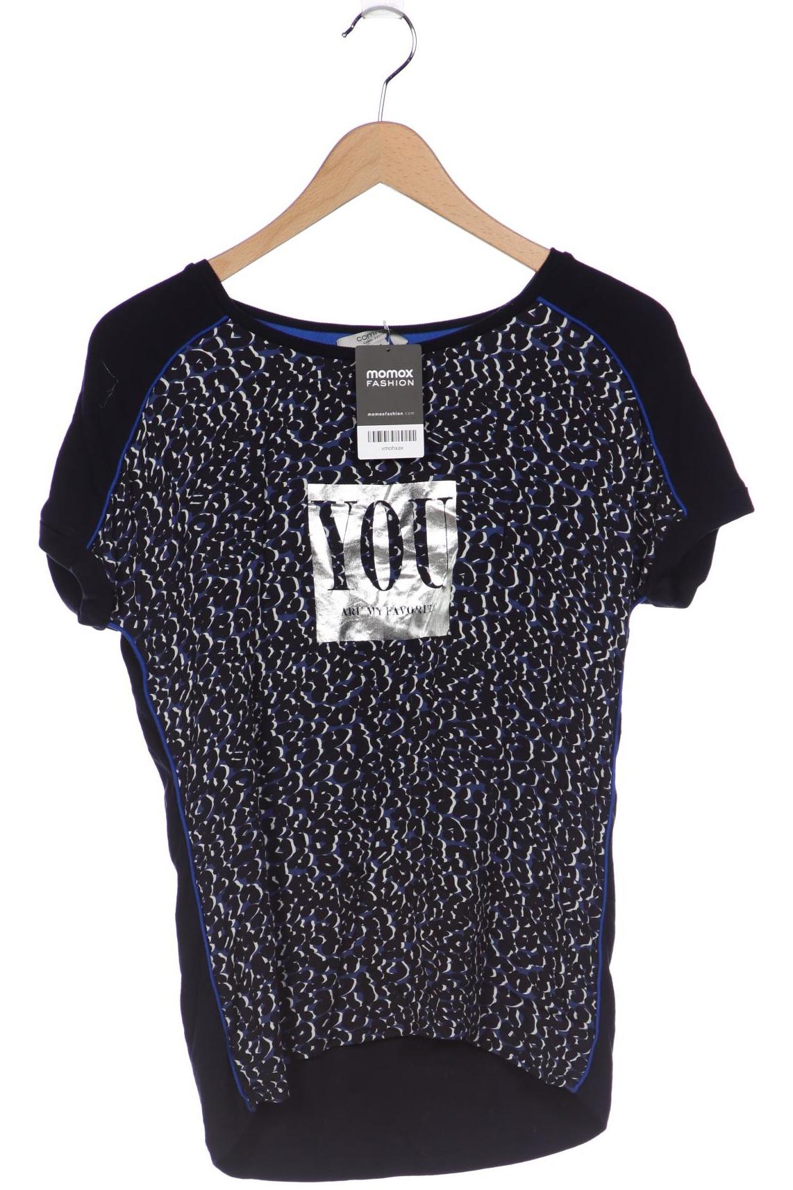 

Comma Damen T-Shirt, marineblau
