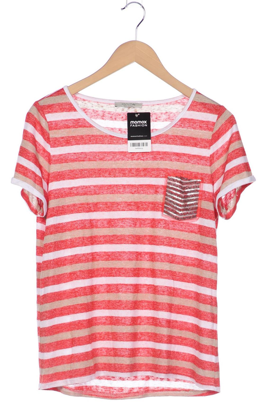 

Comma Damen T-Shirt, rot, Gr. 42
