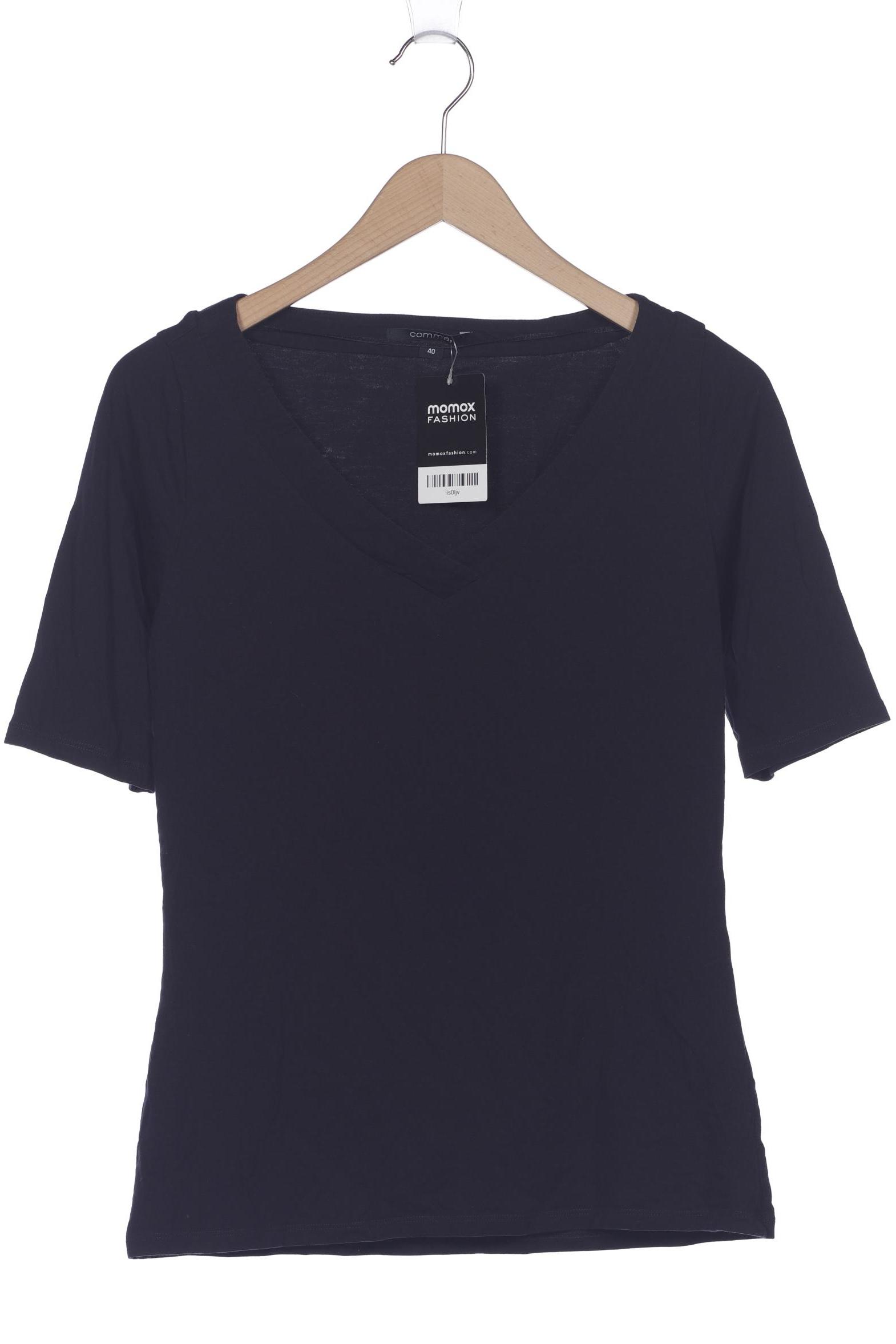 

Comma Damen T-Shirt, marineblau