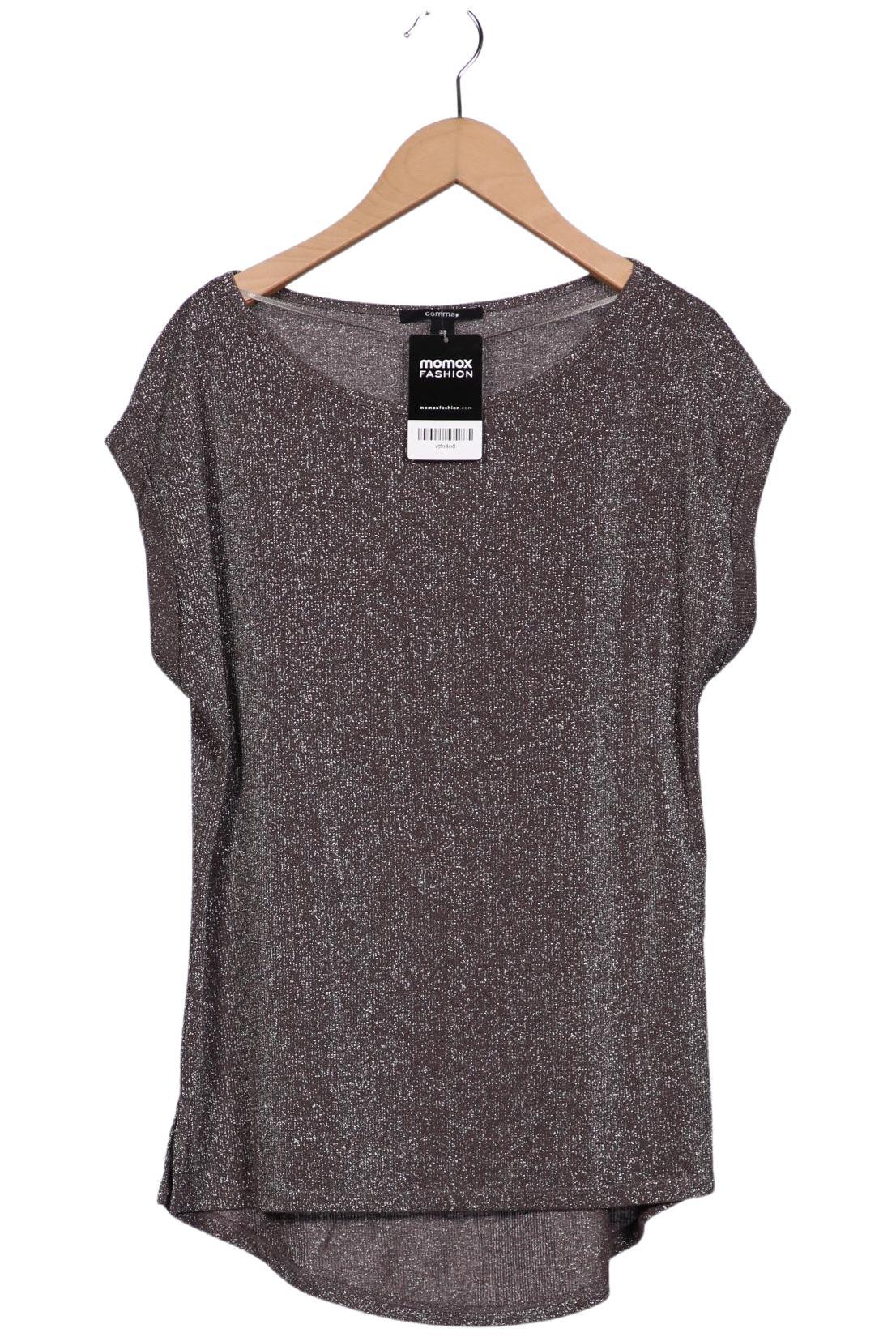 

Comma Damen T-Shirt, grau, Gr. 38