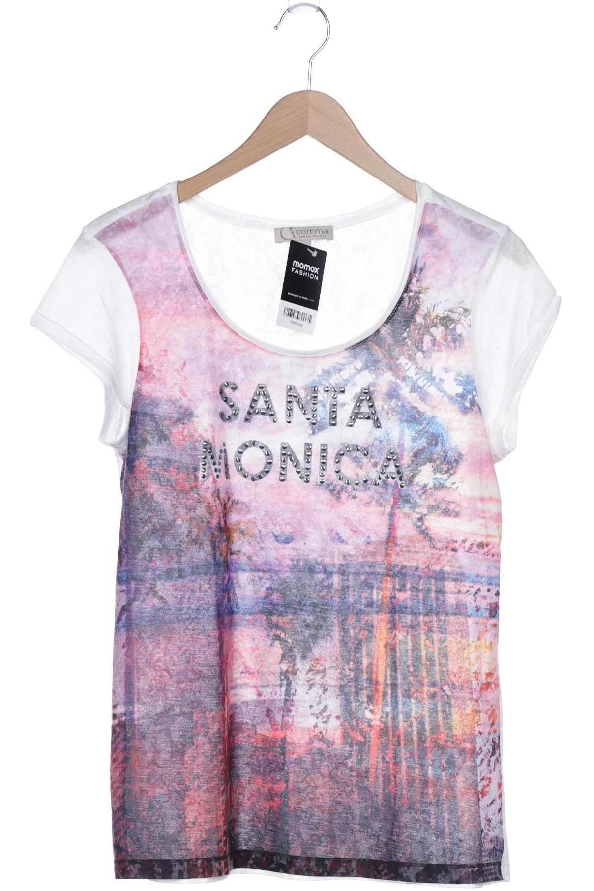 

Comma Damen T-Shirt, mehrfarbig, Gr. 40