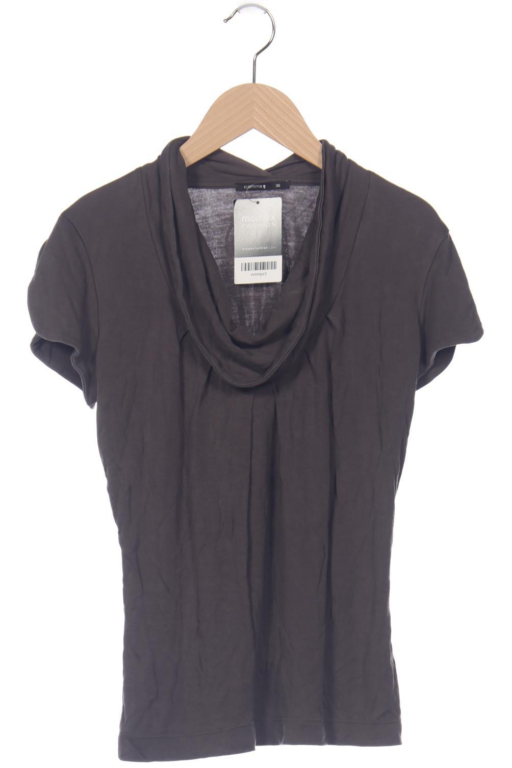 

Comma Damen T-Shirt, grau, Gr. 36