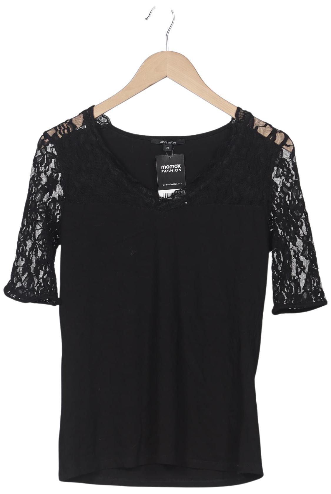 

Comma Damen T-Shirt, schwarz, Gr. 38