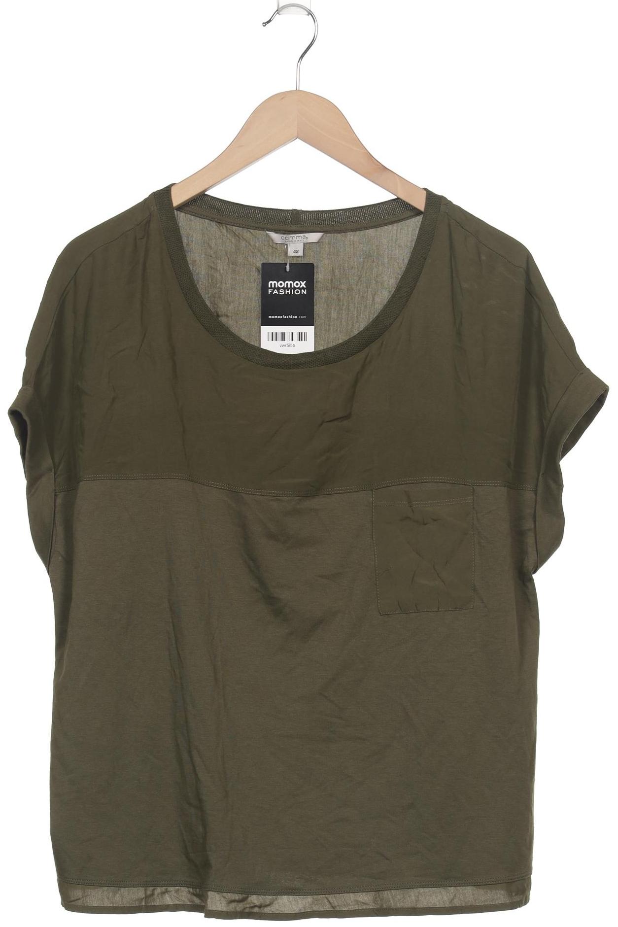 

Comma Damen T-Shirt, grün, Gr. 42