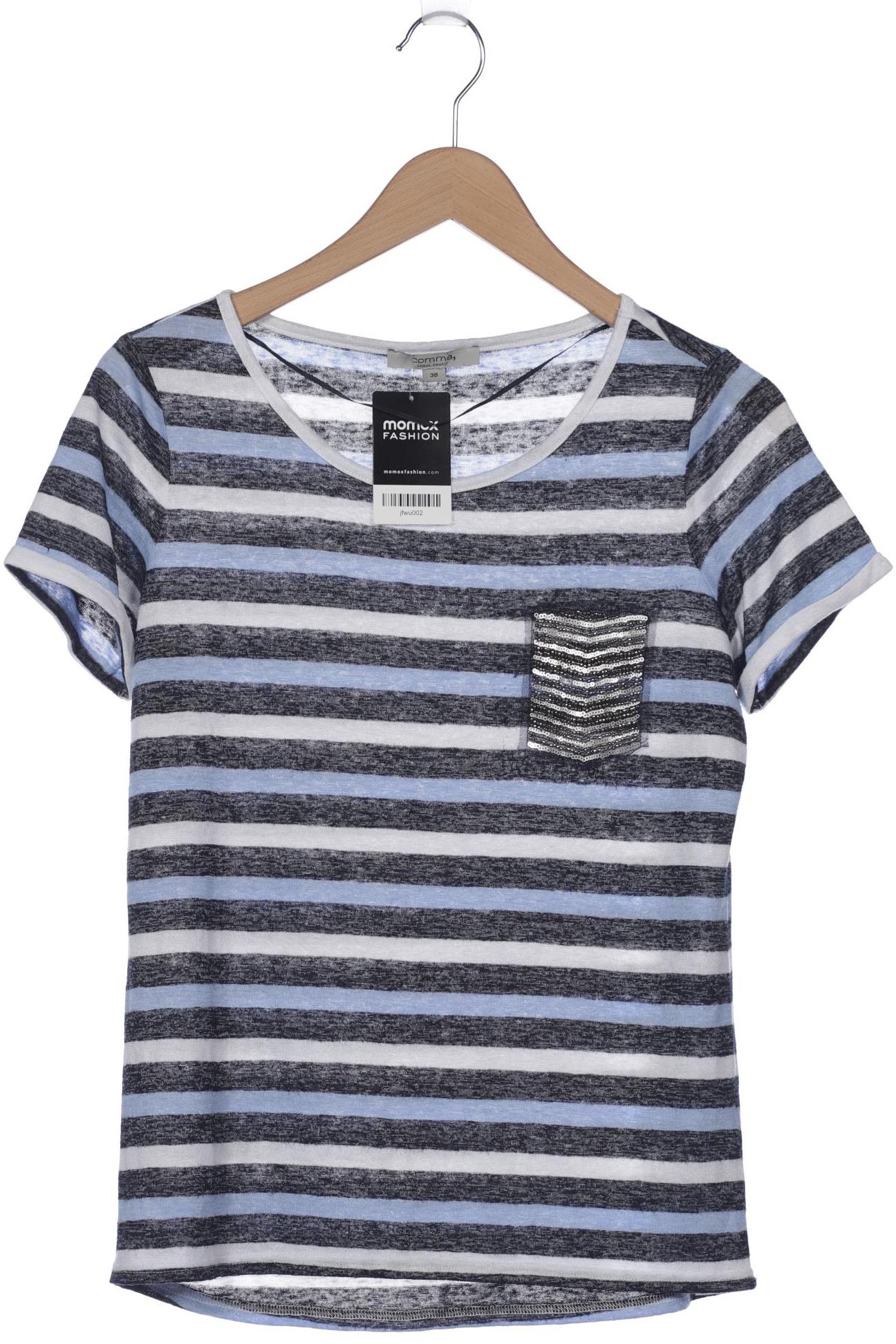 

Comma Damen T-Shirt, blau, Gr. 38
