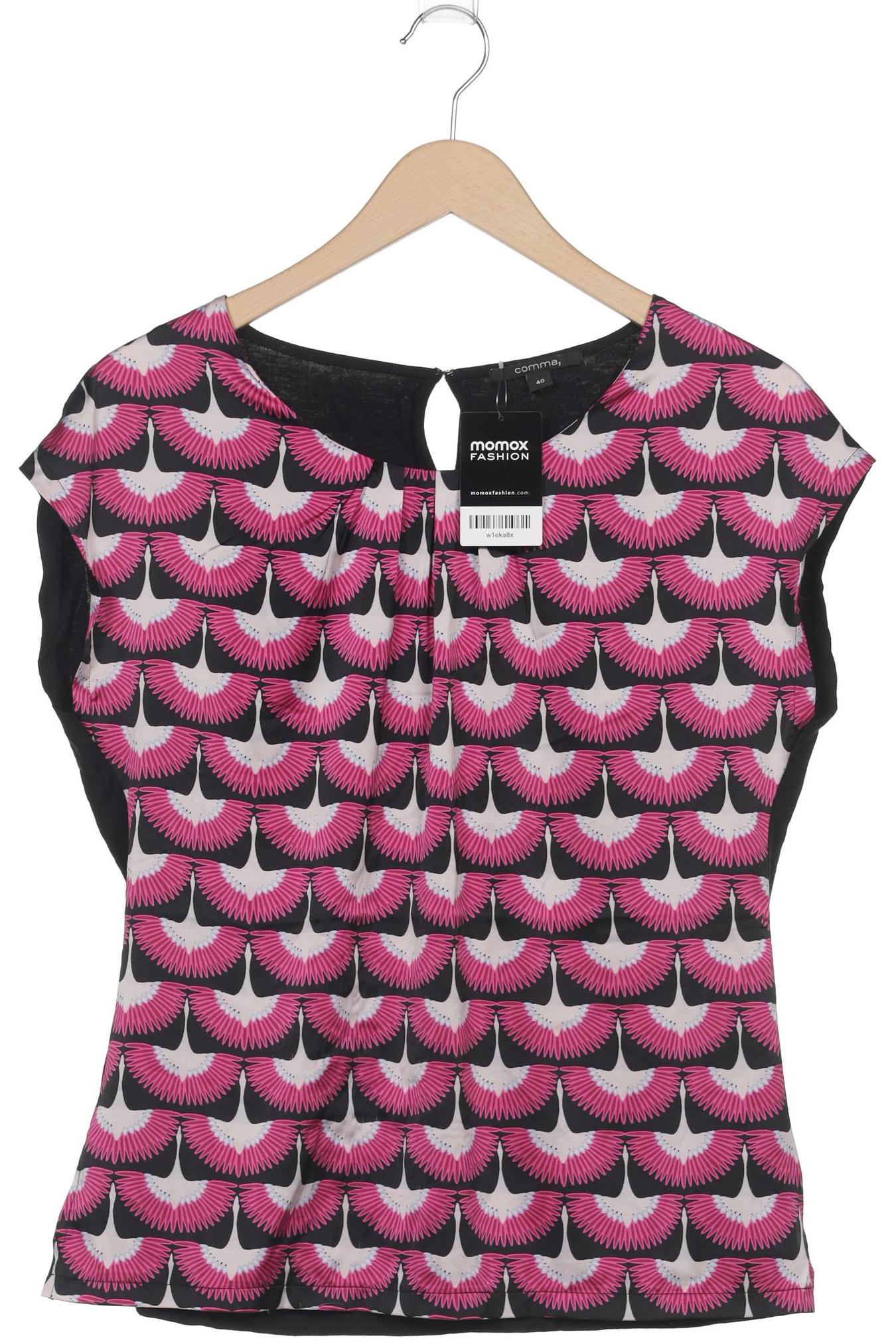 

Comma Damen T-Shirt, schwarz, Gr. 40