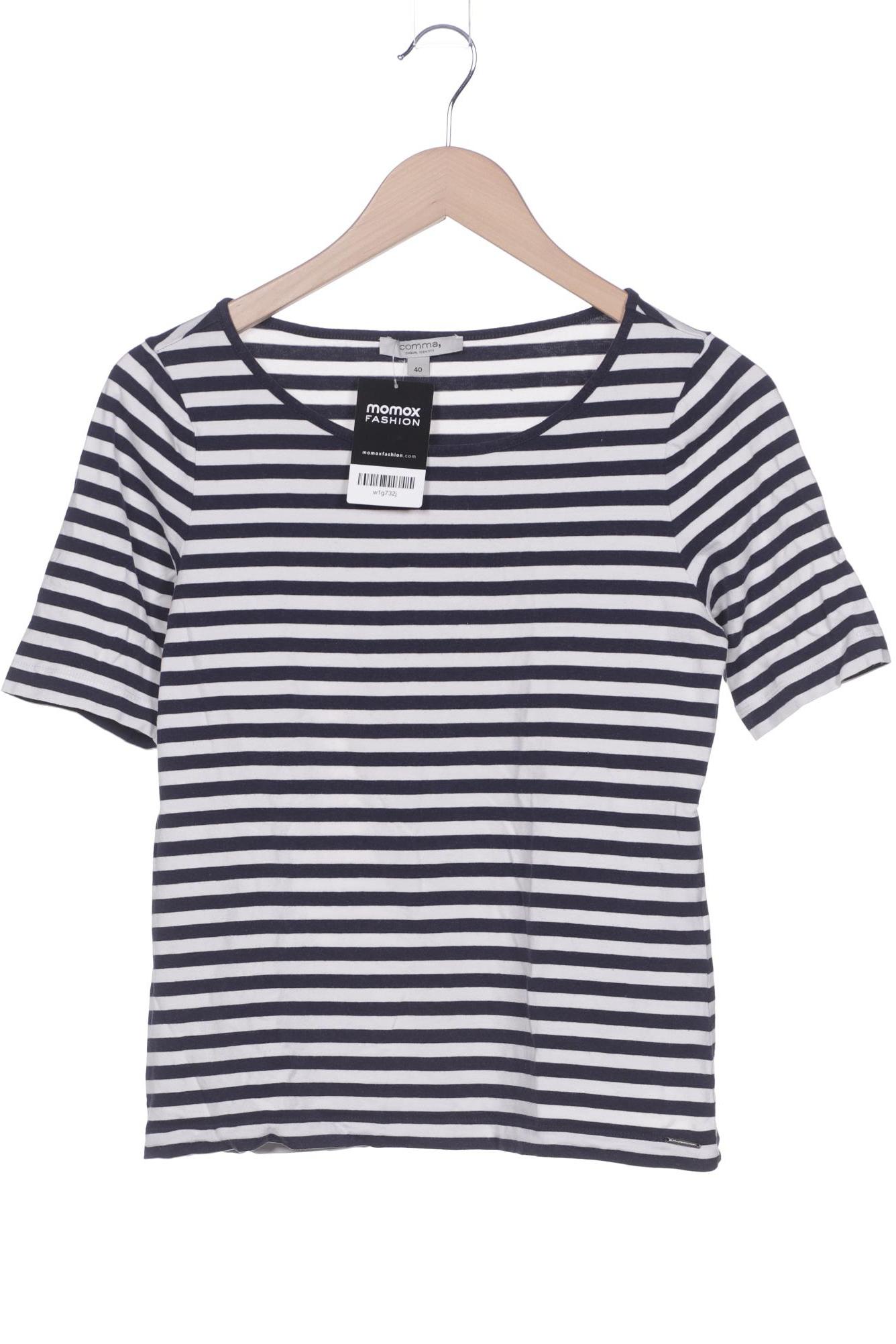 

Comma Damen T-Shirt, marineblau