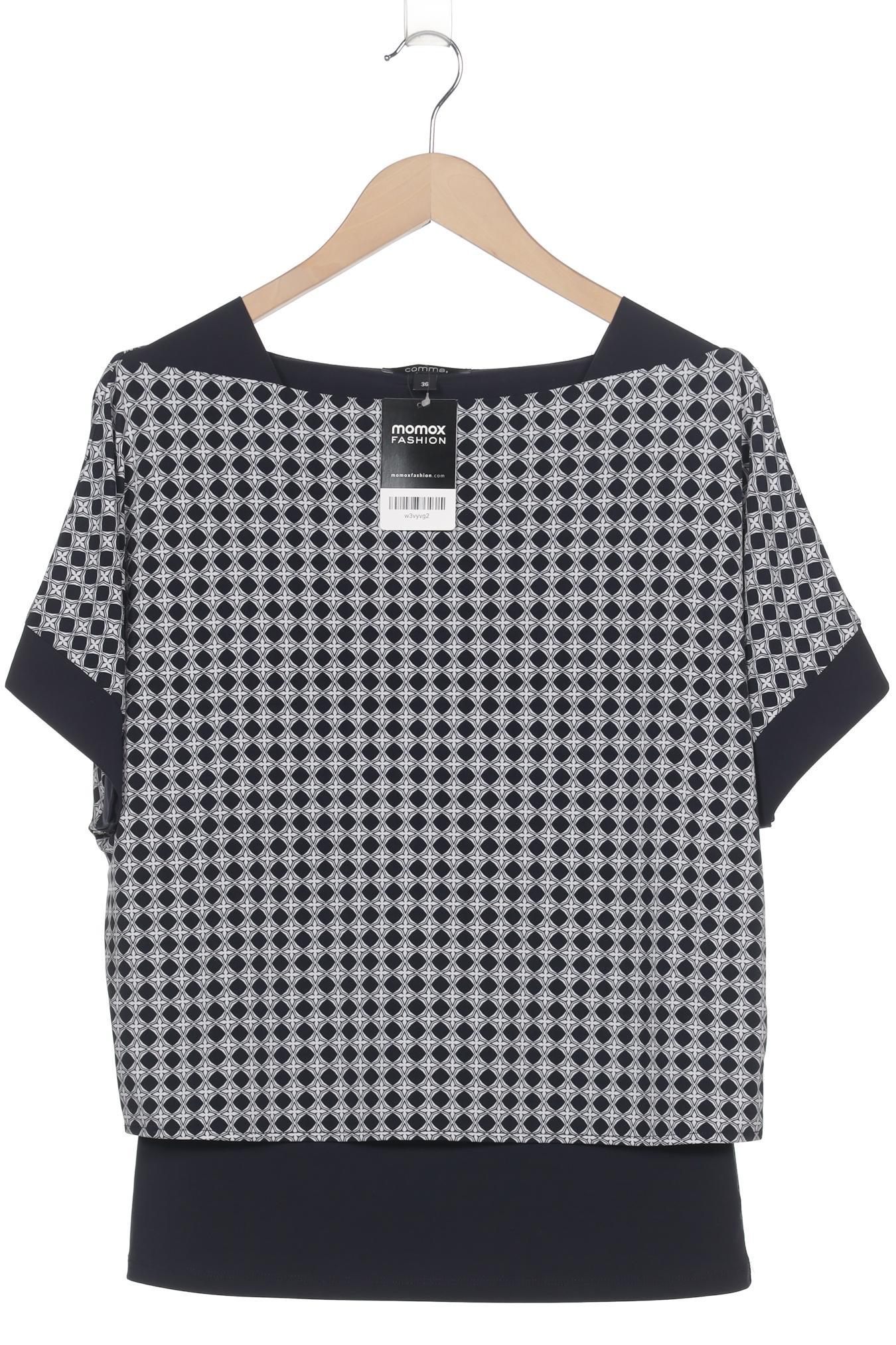 

Comma Damen T-Shirt, marineblau, Gr. 36