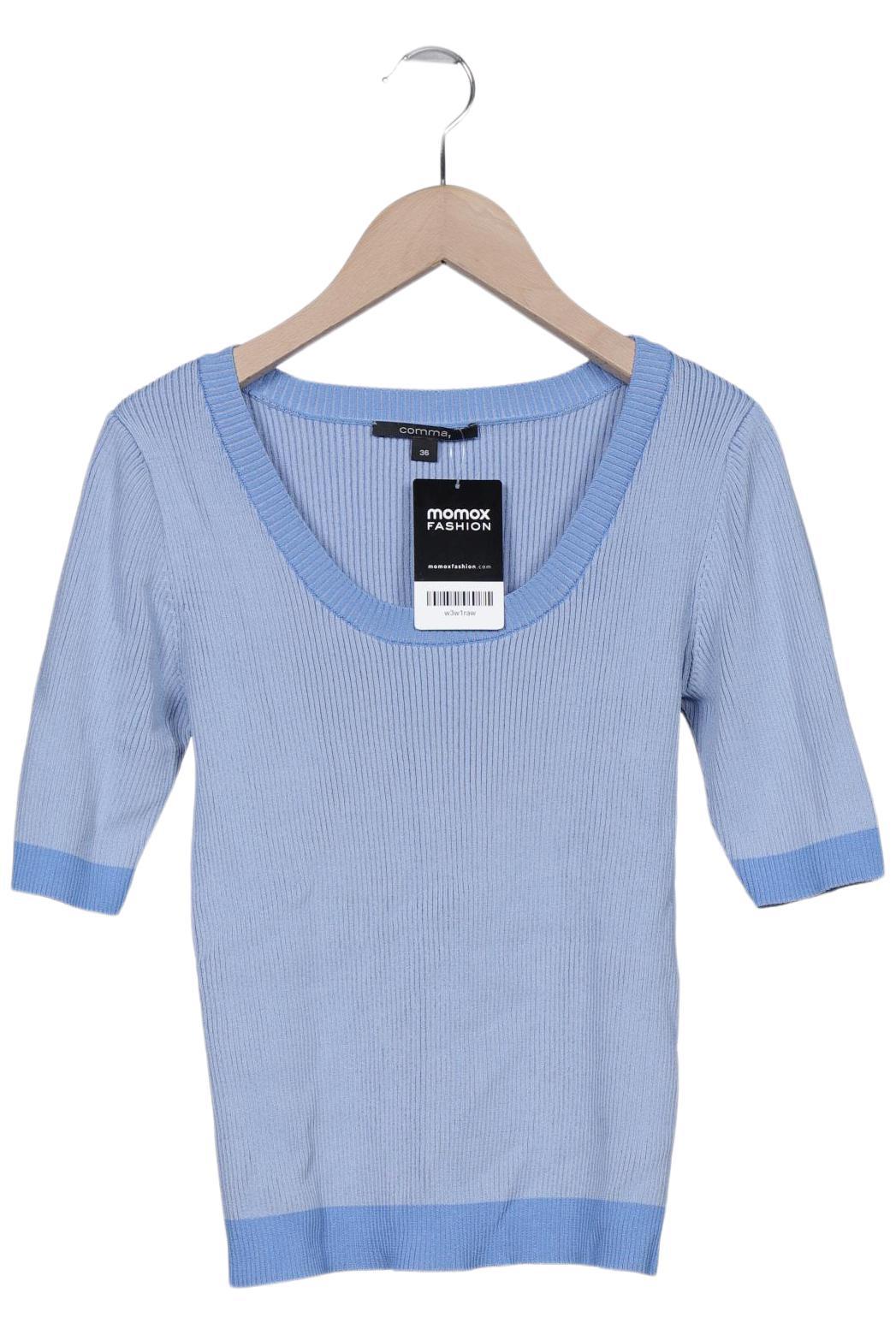 

Comma Damen T-Shirt, blau, Gr. 36