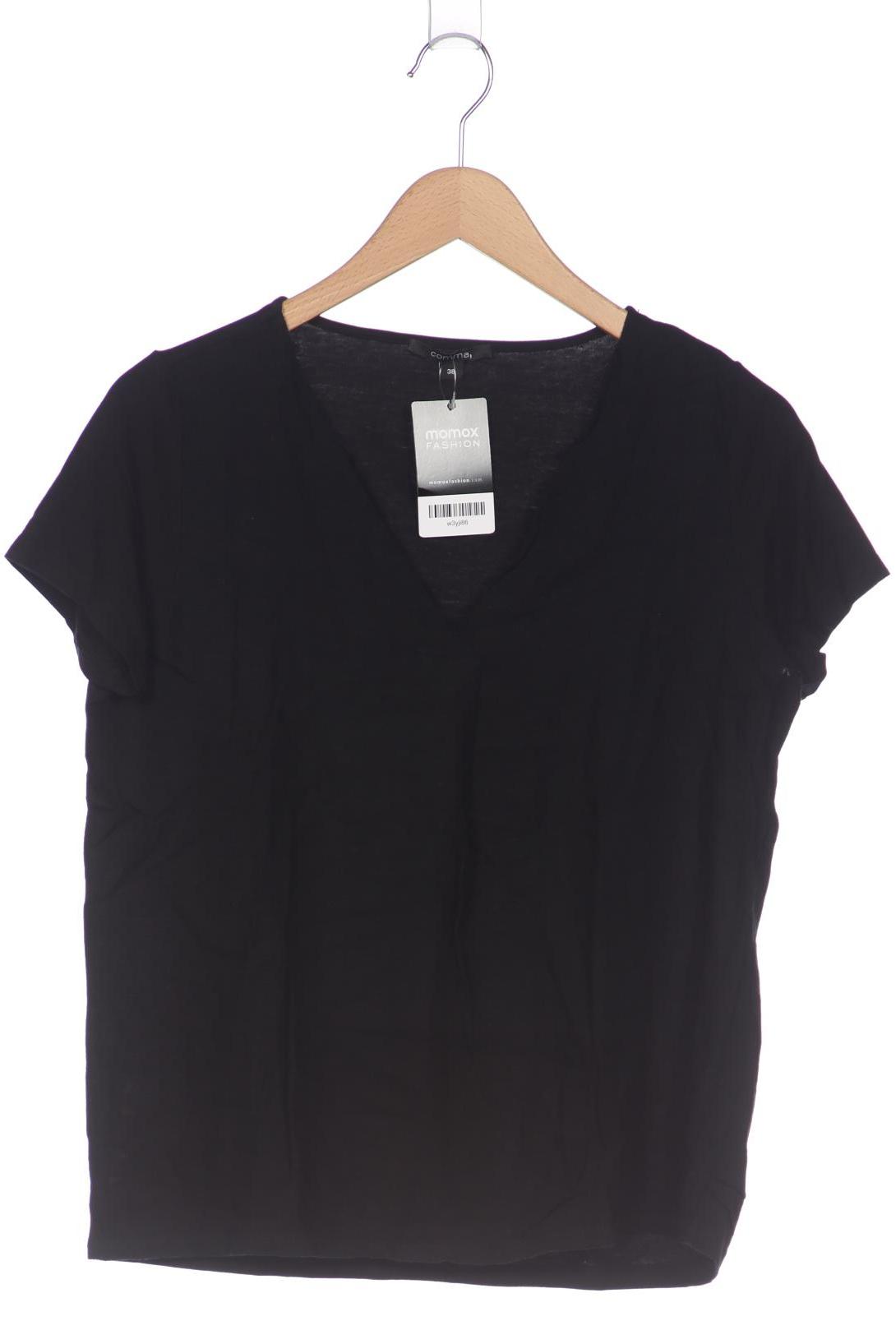 

Comma Damen T-Shirt, schwarz, Gr. 38