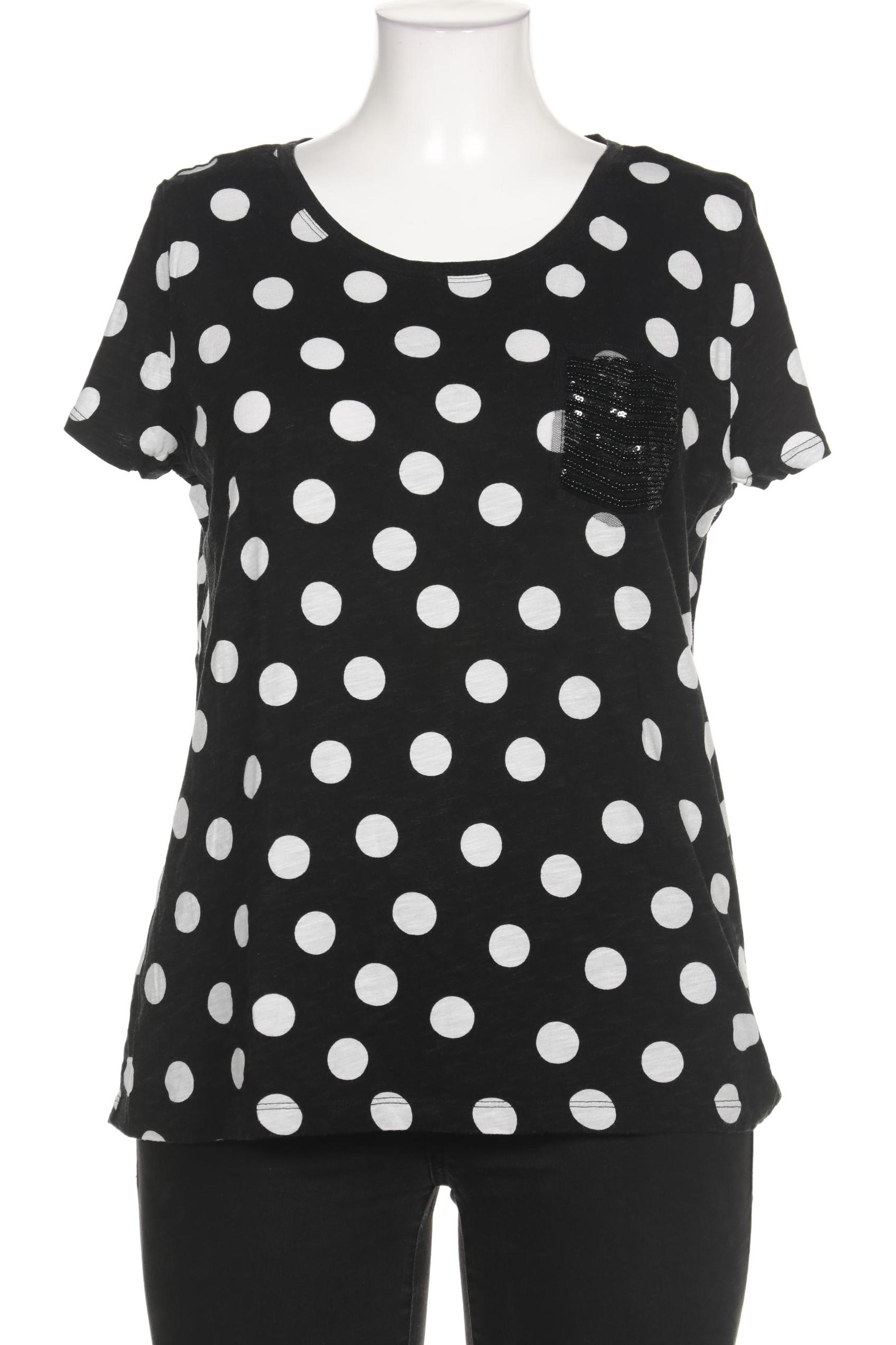 

Comma Damen T-Shirt, schwarz, Gr. 44