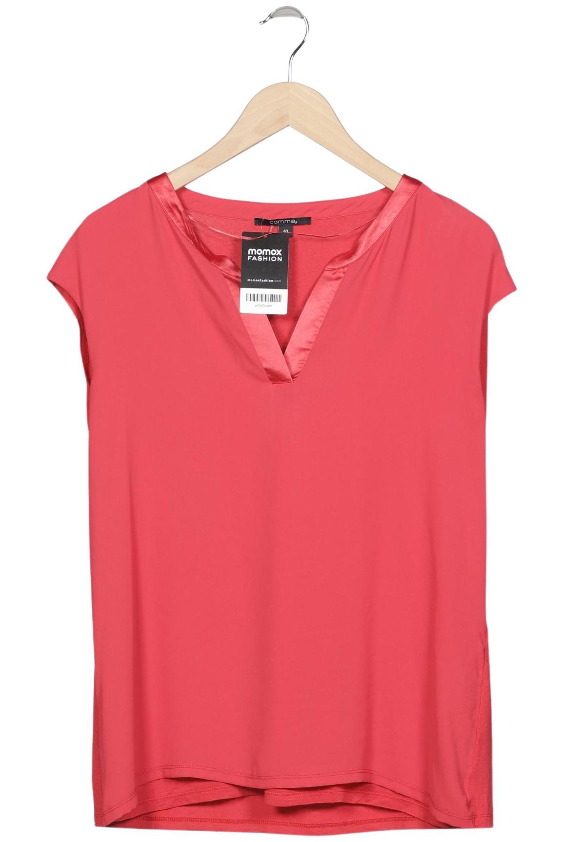 

Comma Damen T-Shirt, rot, Gr. 40