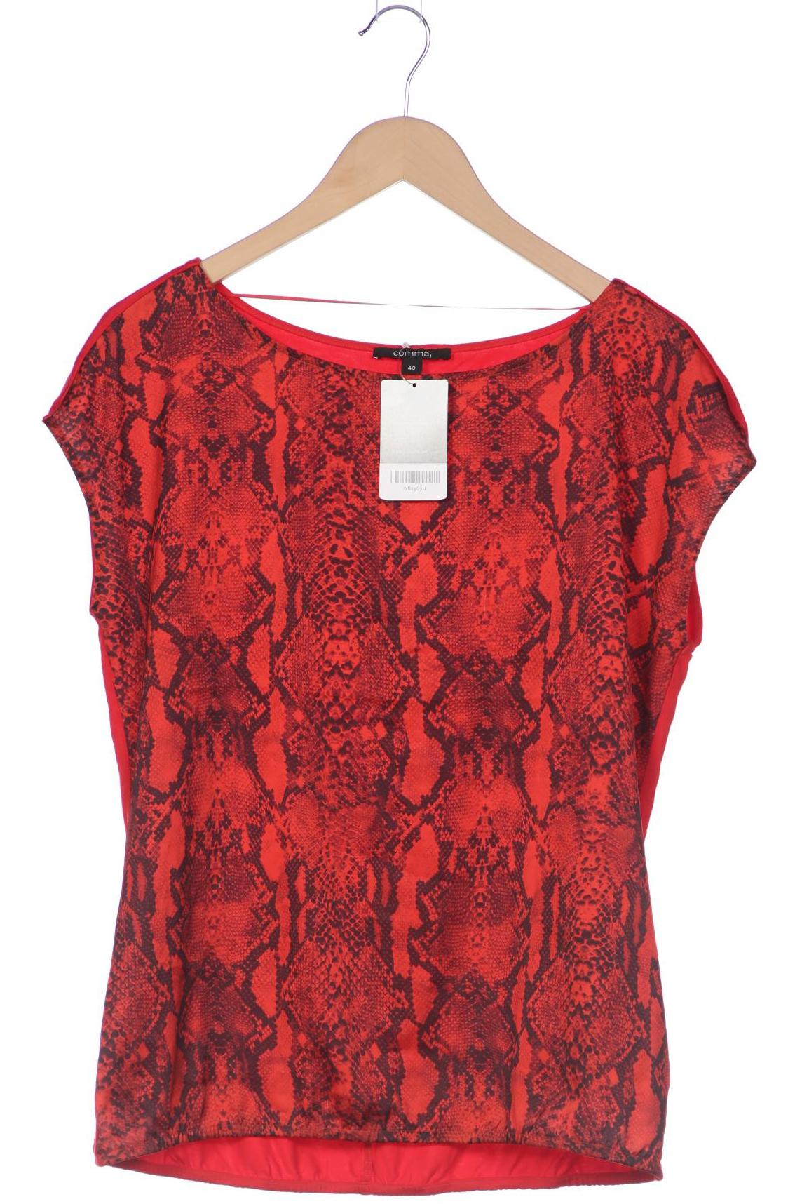 

Comma Damen T-Shirt, rot
