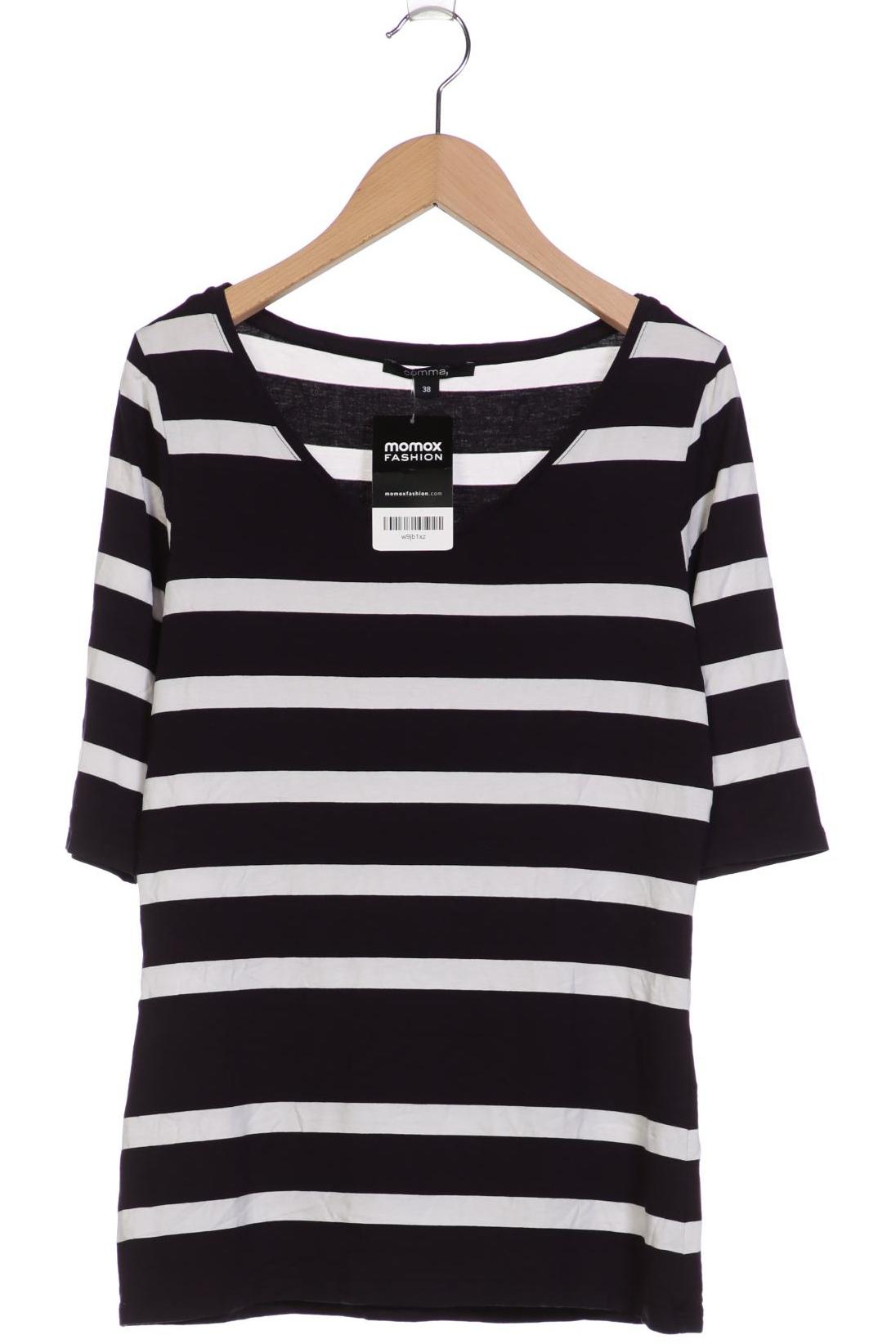 

Comma Damen T-Shirt, marineblau, Gr. 38
